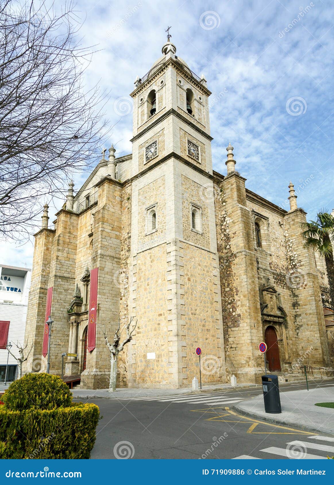 parish church of santiago in don benito, extremadura caceres