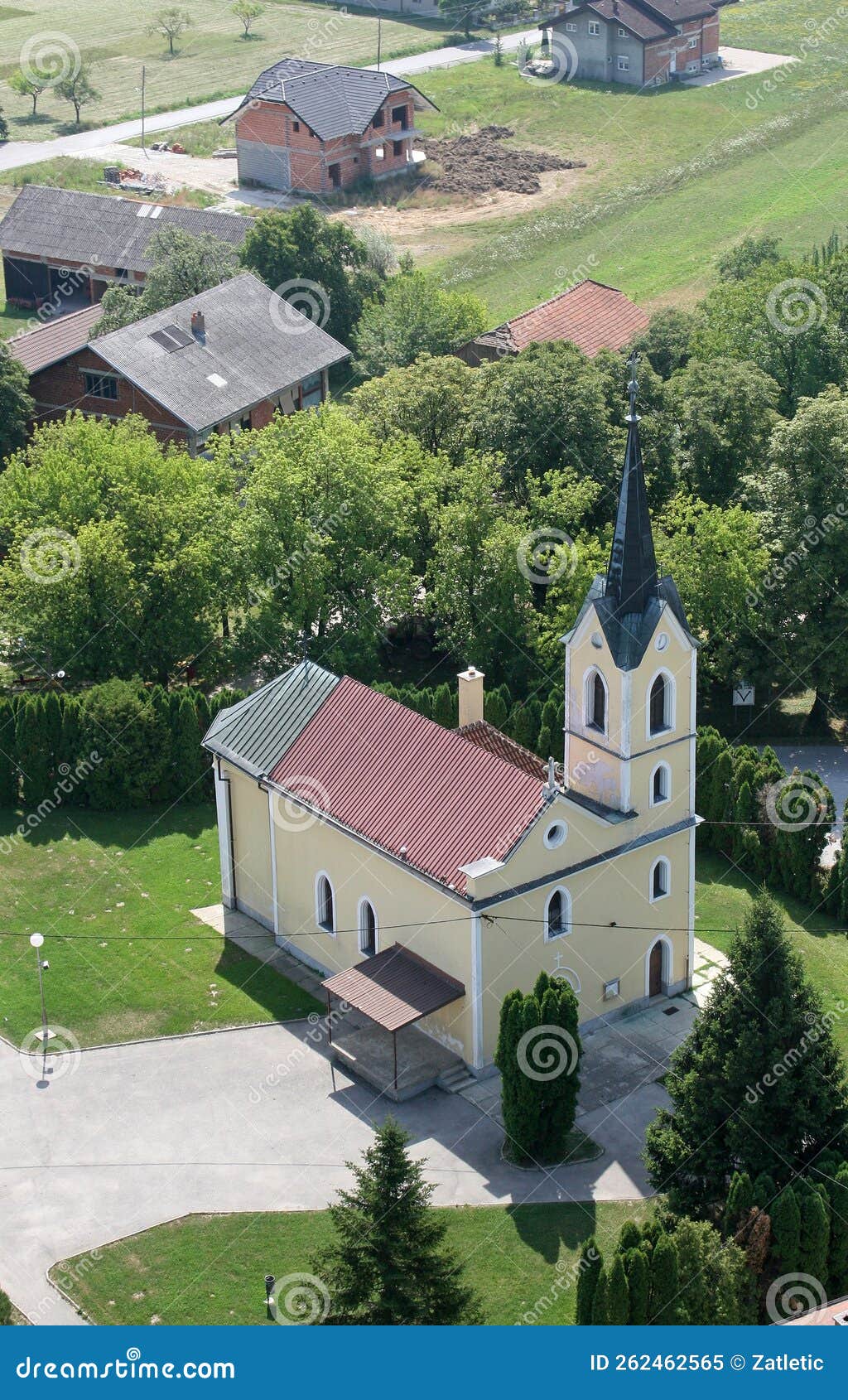 church of st. john the baptist in gornji desinec, croatia