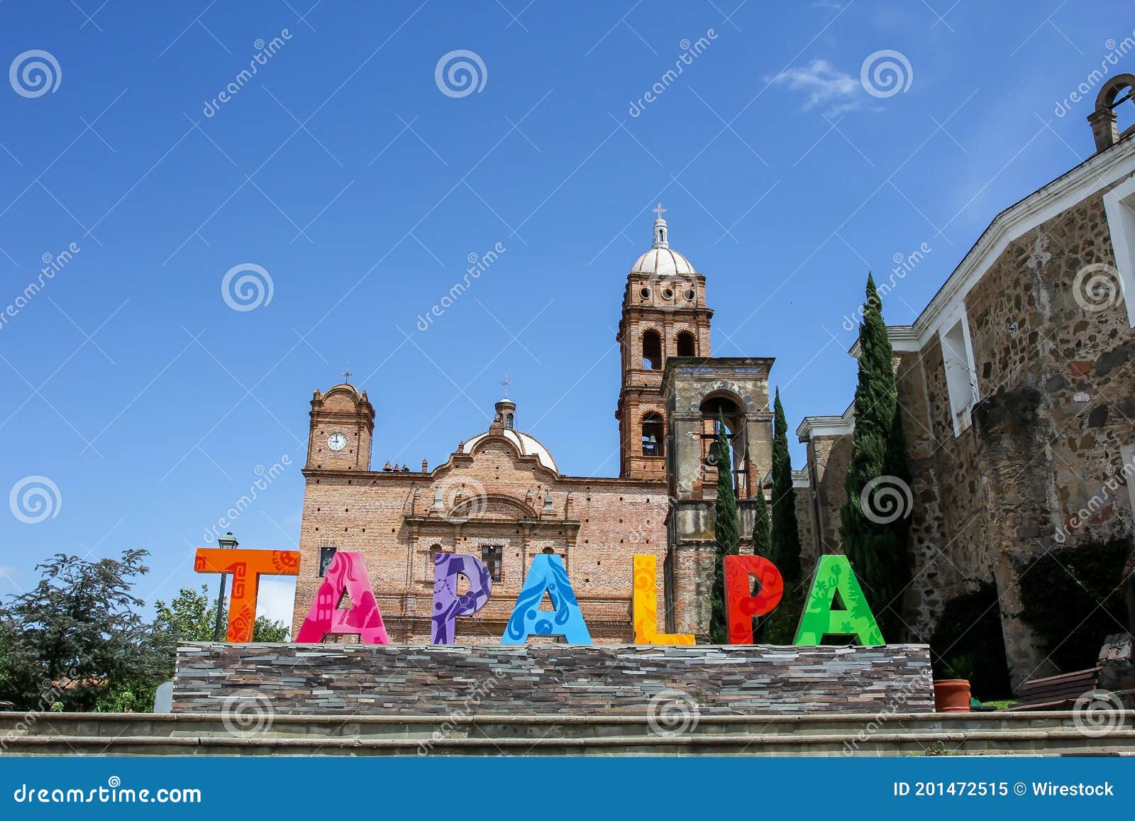 parish of san antonio during the daytime in tapalpa, mexico