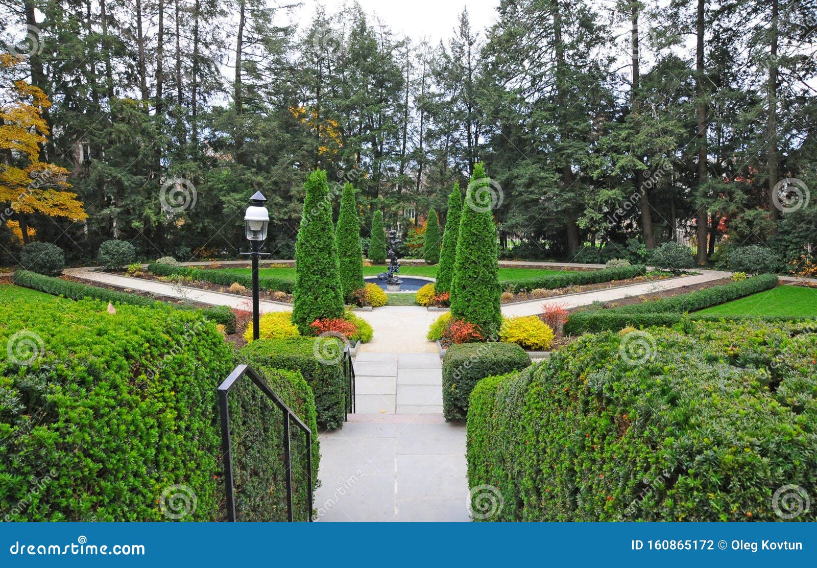 Landscaping in Princeton University Park Stock Photo Image of grass
