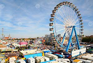 Park Of Attractions Munich Octoberfest Stock Photo Image Of Holiday 