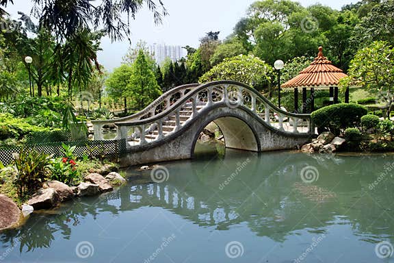 Park in Hong Kong stock image. Image of hong, garden, river - 711101