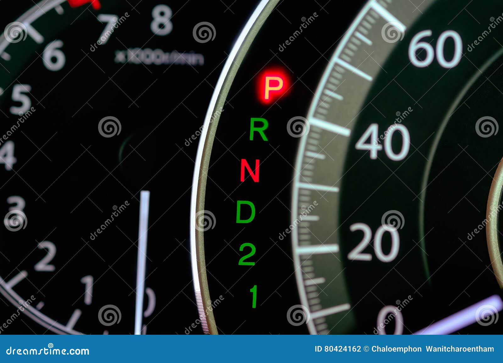 Park Parking Gear P Position Every Time Stock Photo Image of safety