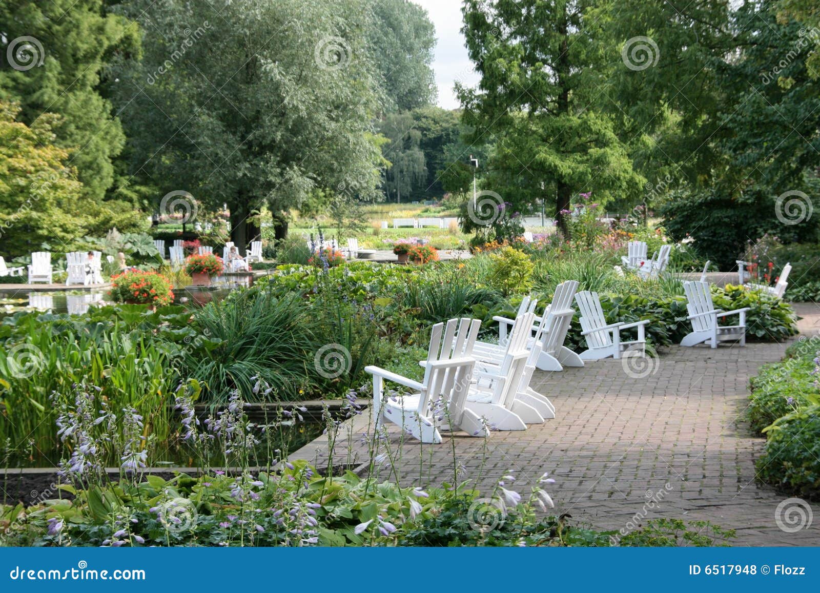 Park Planten un Blomen stock photo. Image of chair, chairs - 6517948