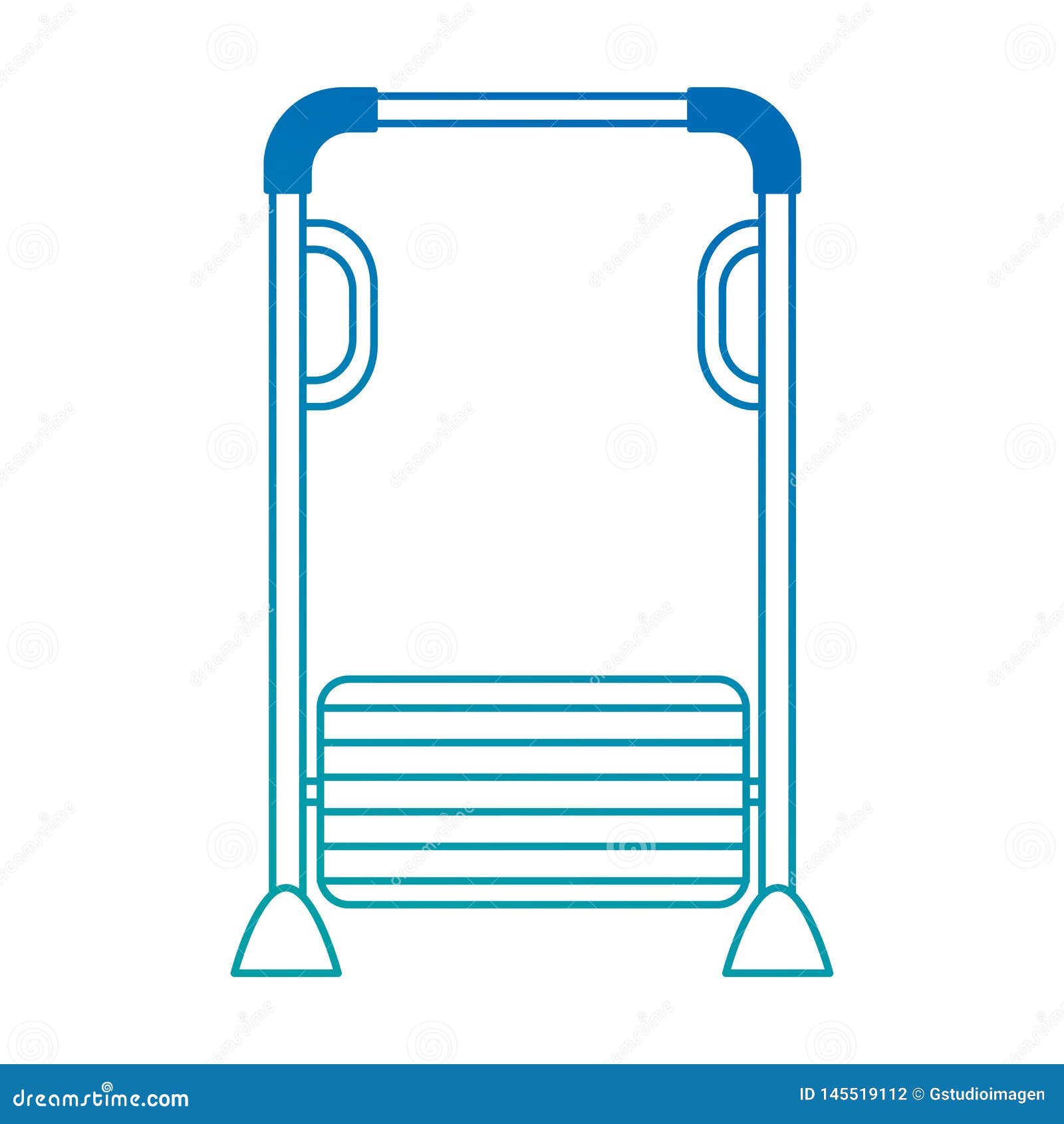 Park playground bars icon stock illustration. Illustration of cheerful