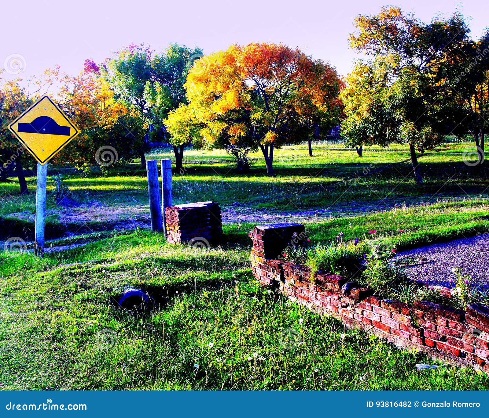 park and sign