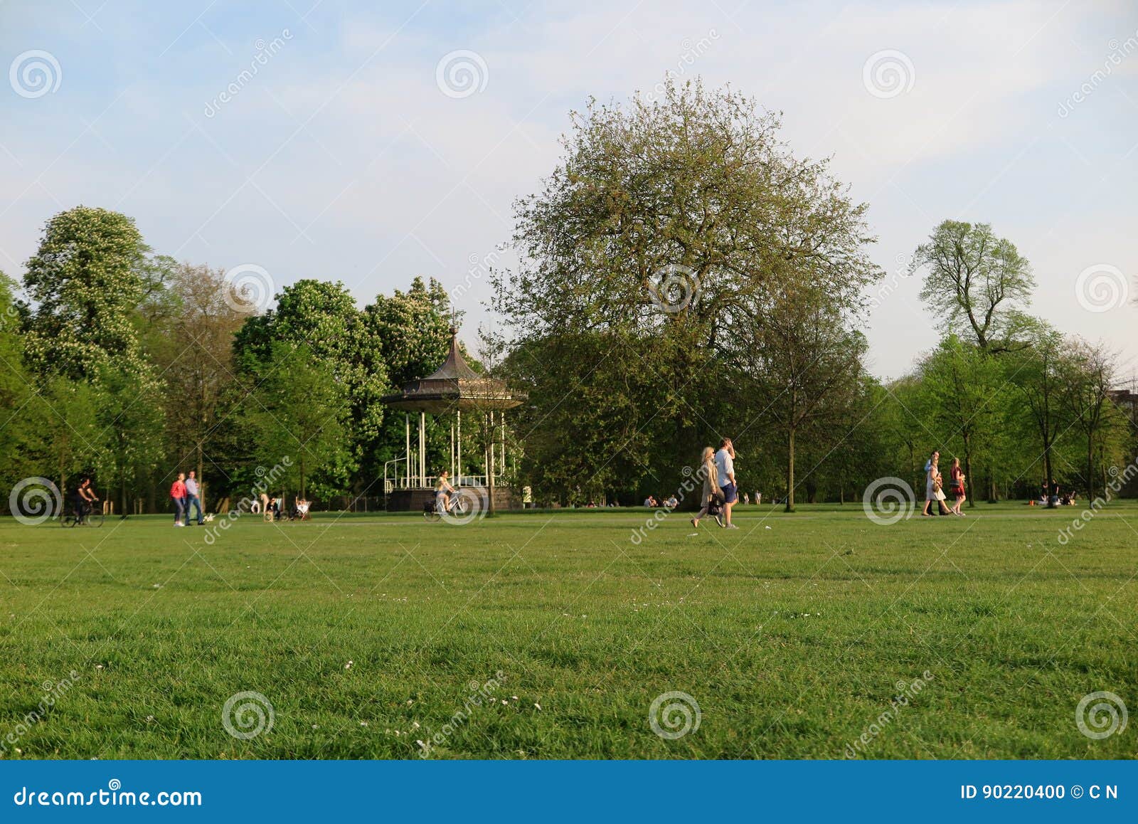 Park editorial image. Image of people, enjoying, trees - 90220400