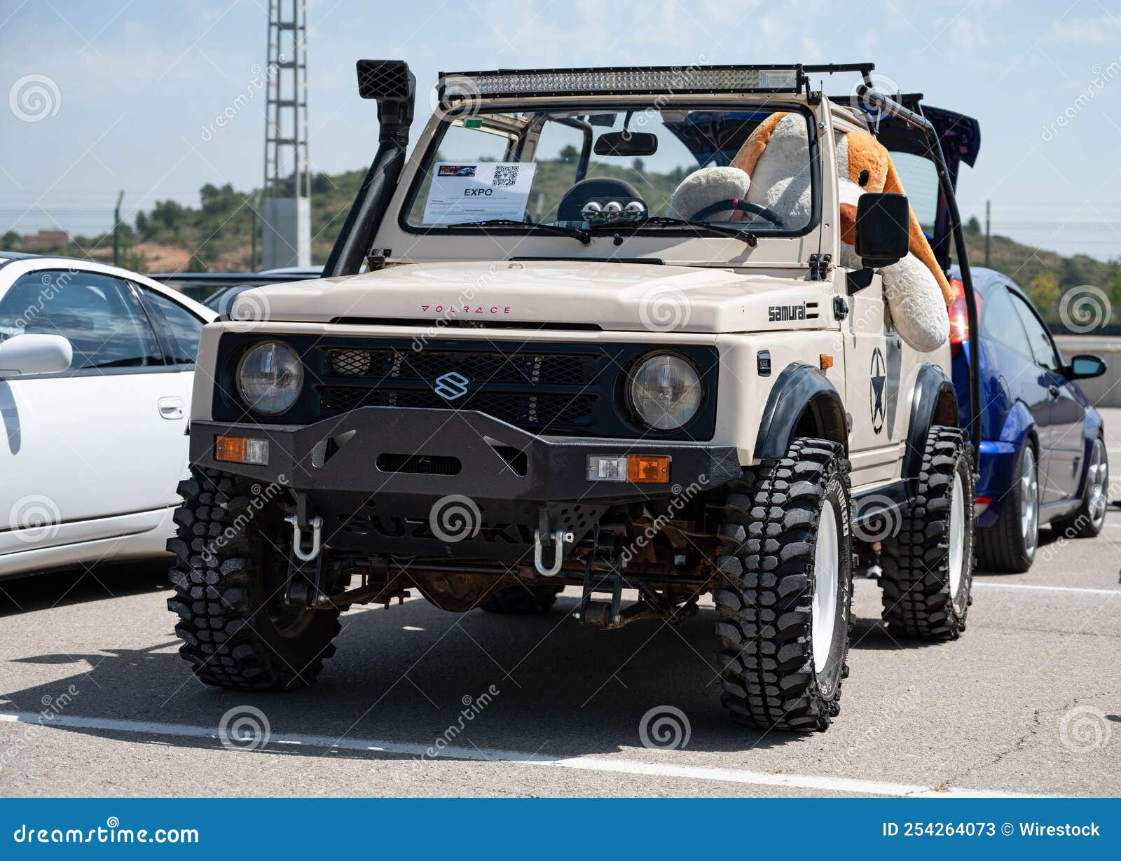 Parked Suzuki Samurai SUV with a Winch Editorial Stock Photo - Image of  parked, prepared: 254264073