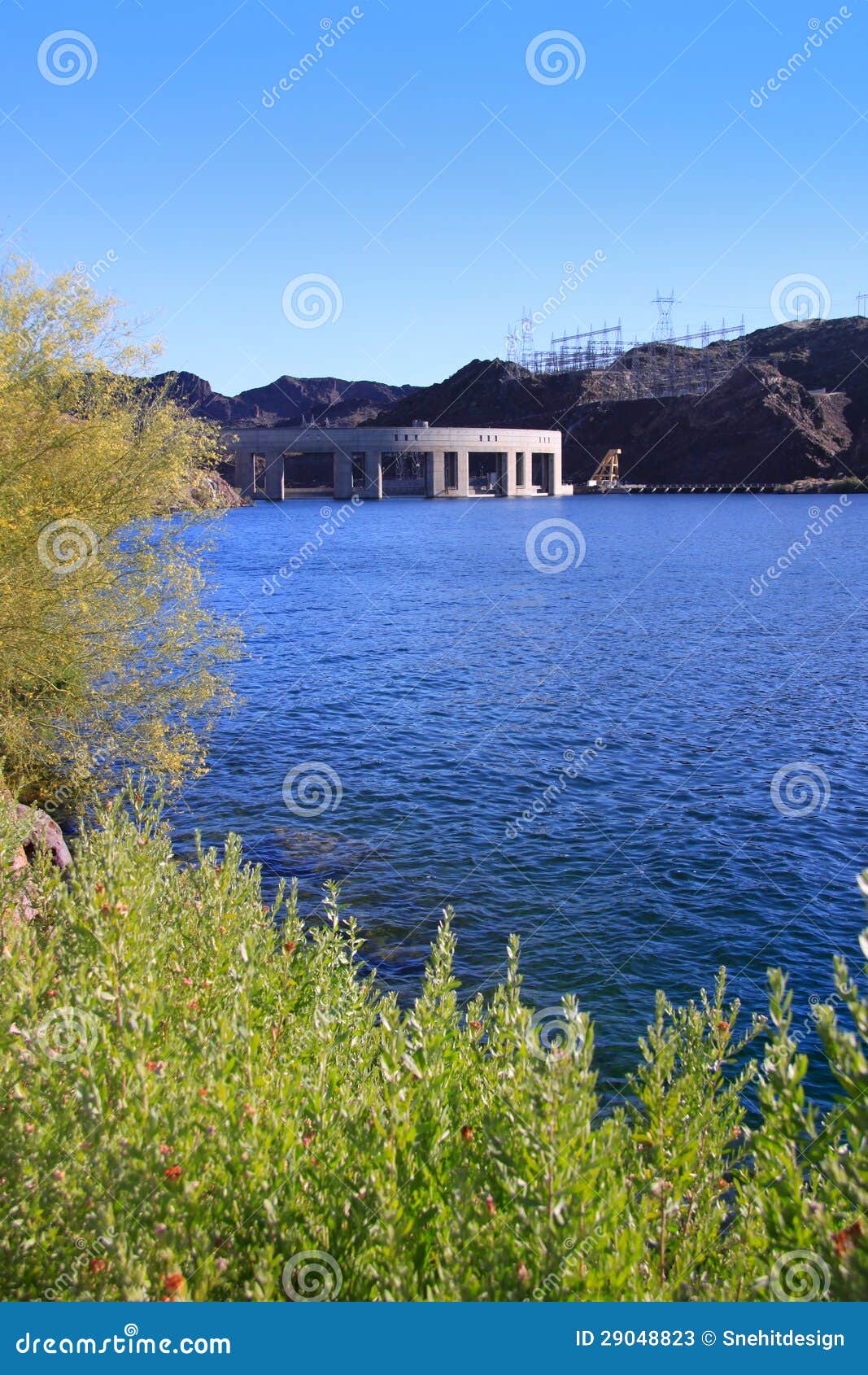 Parker dam stock image. Image of natural, scene, river 29048823