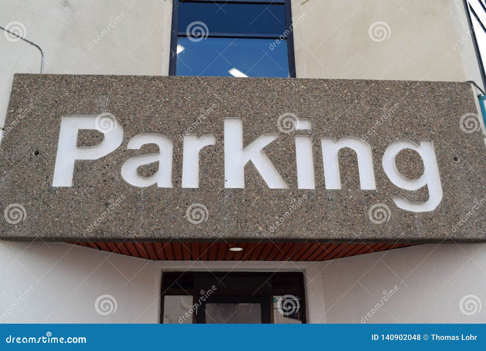 Parking garage sign stock photo. Image of garage, parking 140902048