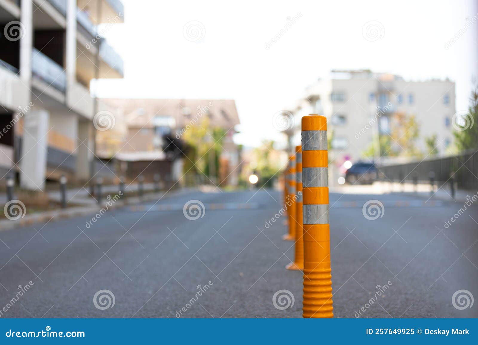 Parking lot barrier stock image. Image of city, gate 257649925
