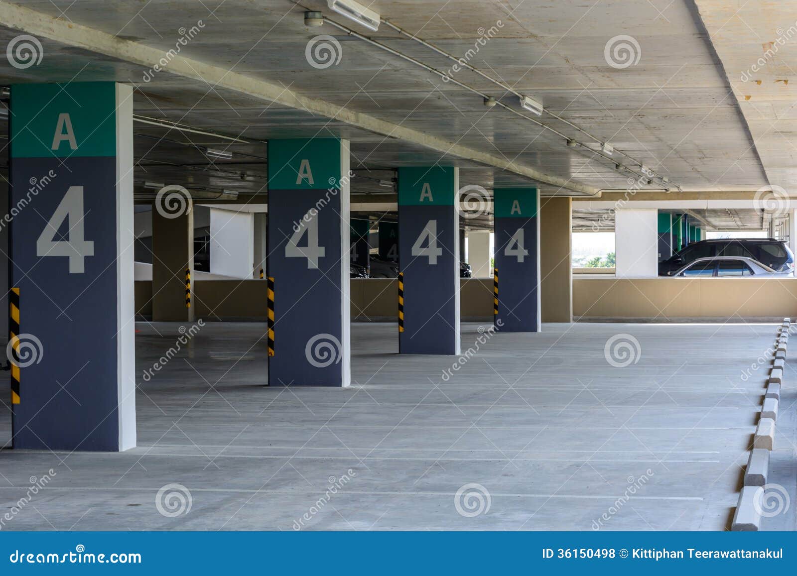 Parking lot stock photo. Image of signs, public, perspective - 36150498