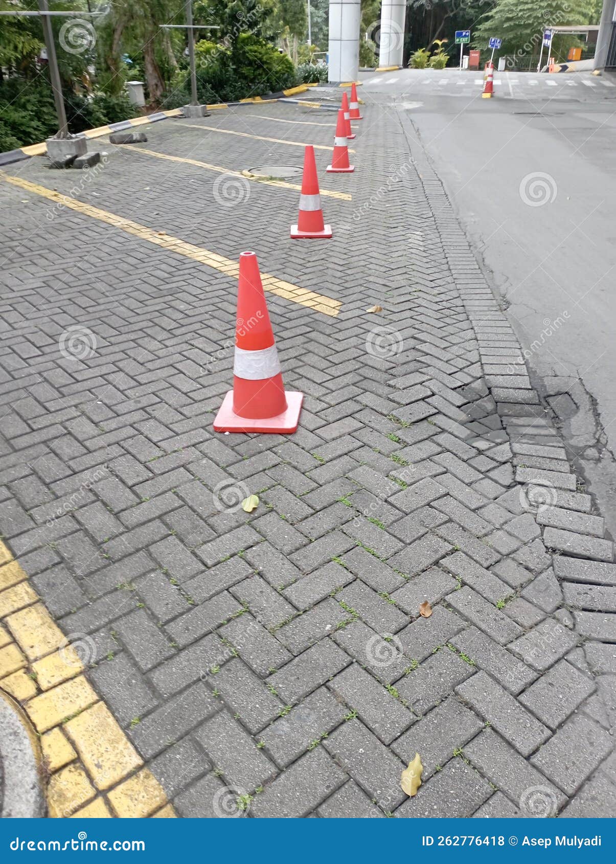 Parking Lot in One Corner of the Mall Stock Photo Image of mall