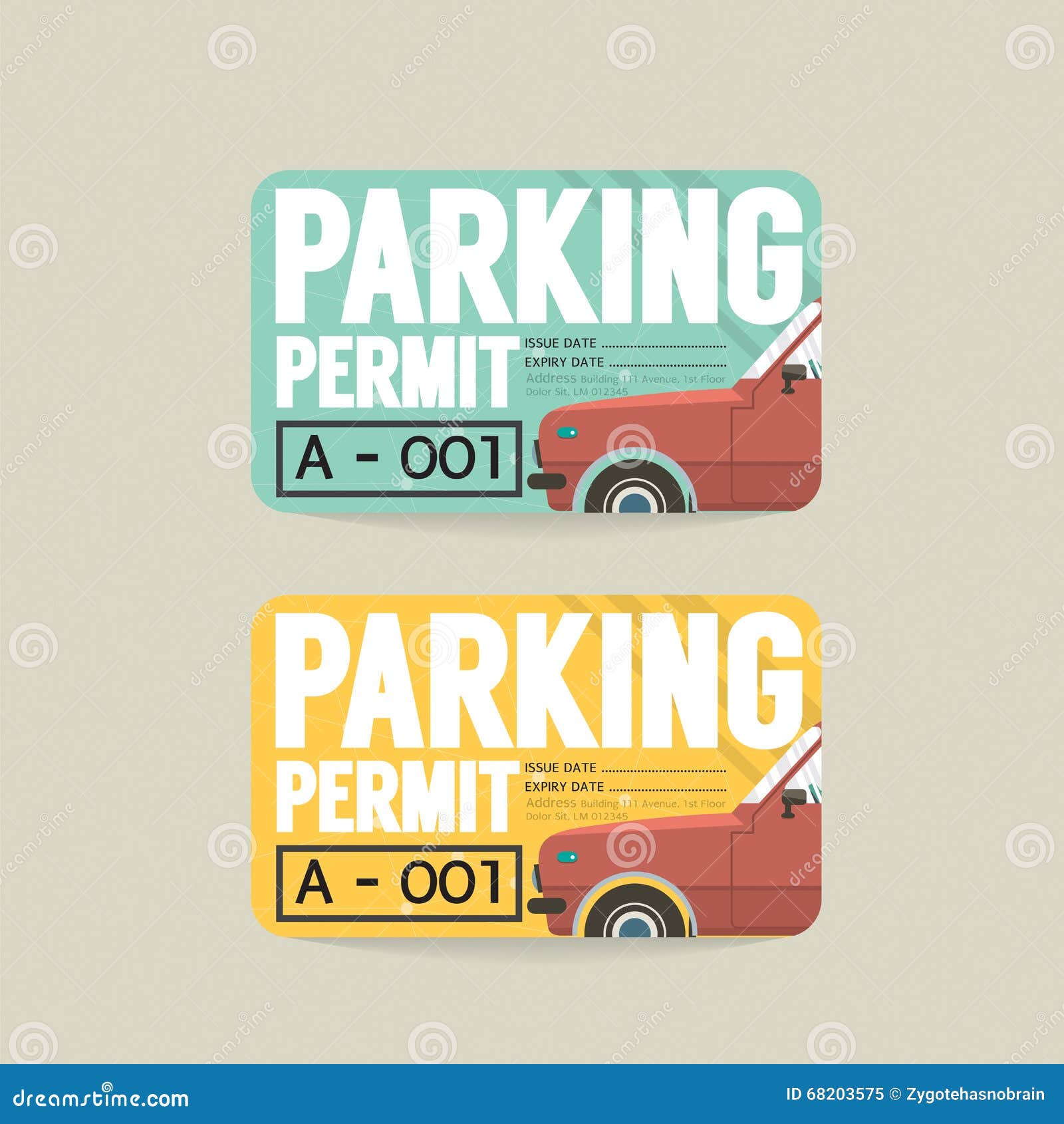 Fringe Parking Permit Vehicle ID 