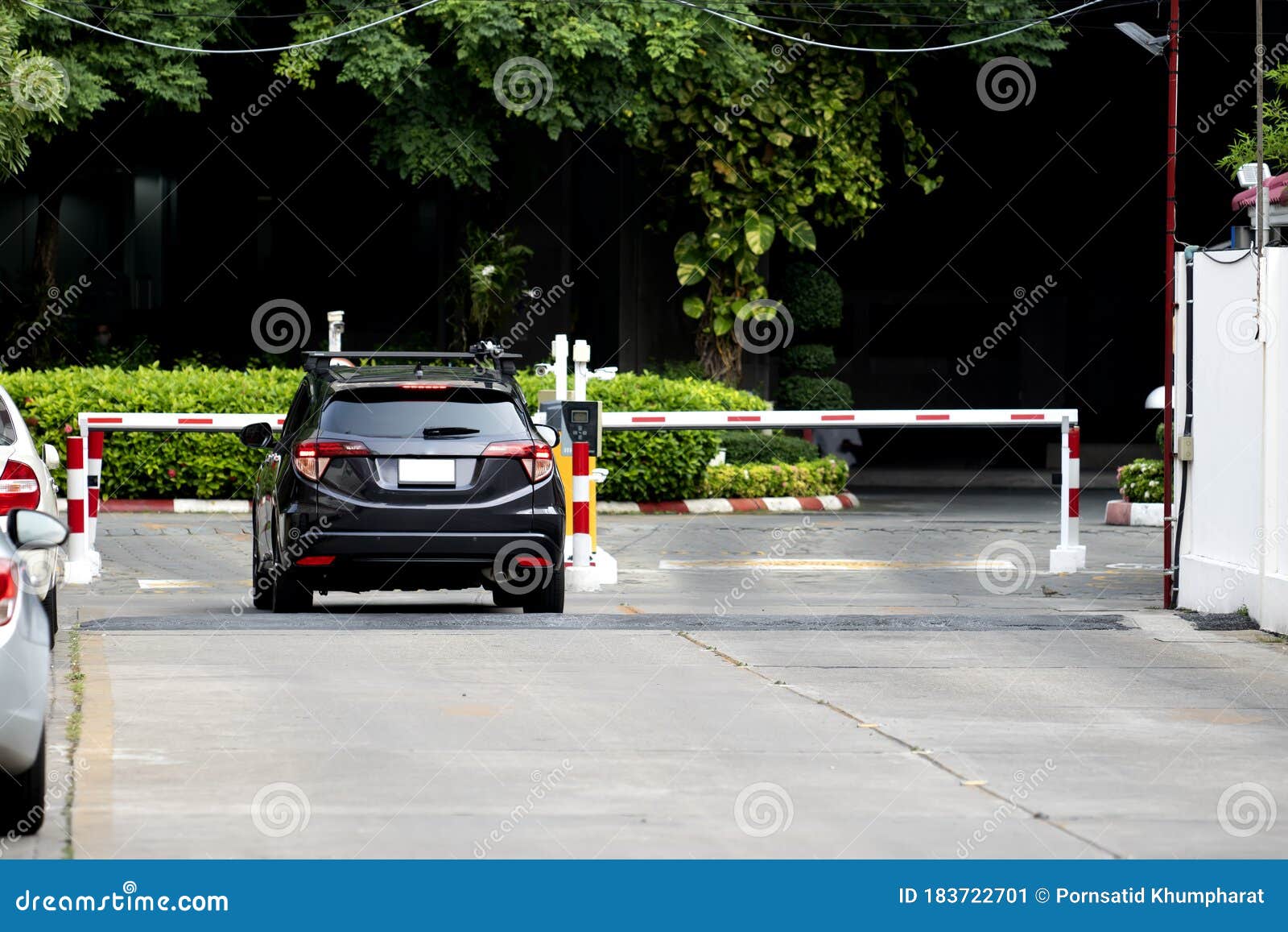 Automatic Barrier Gate, Security System For Building And Car Entrance