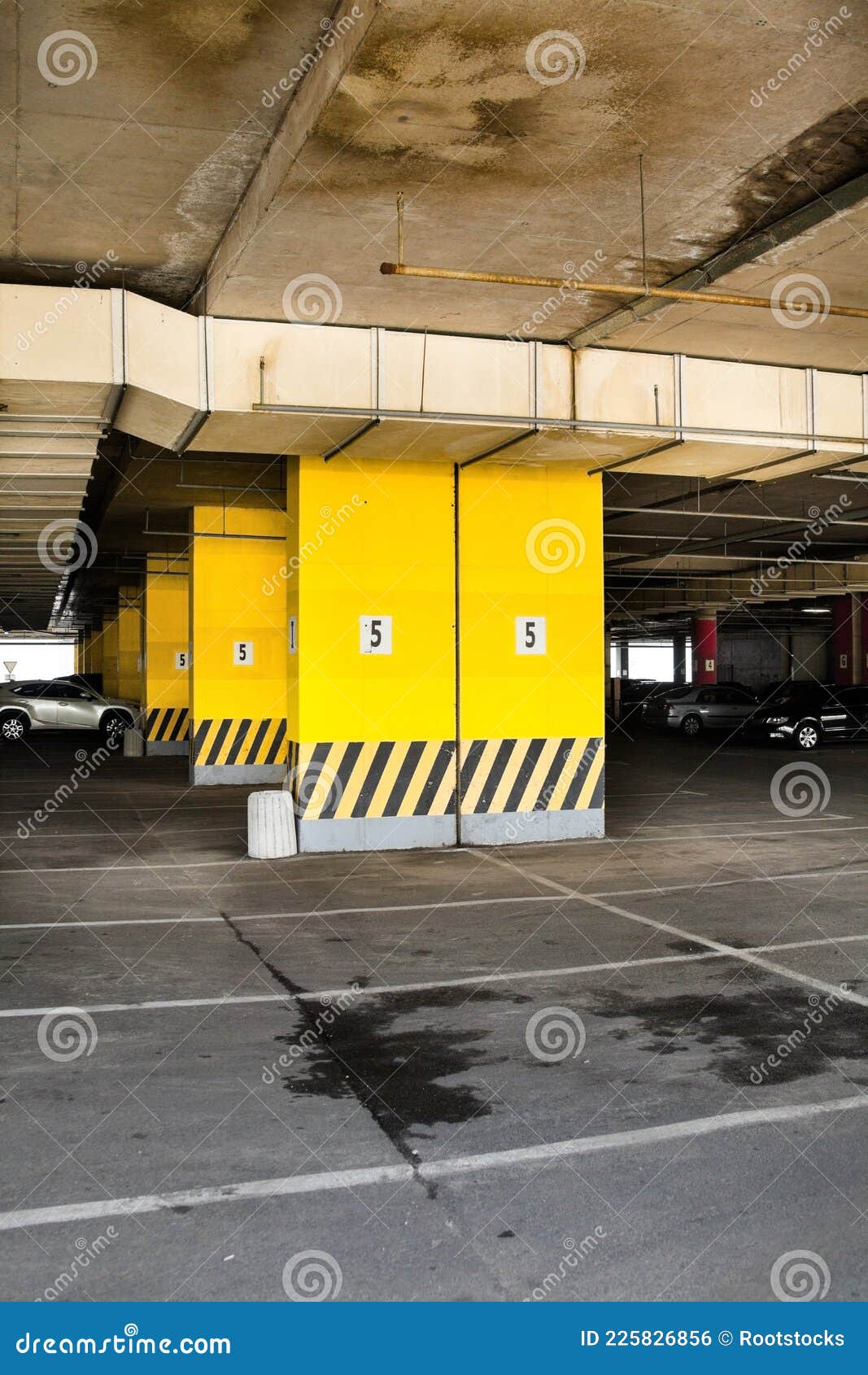 Parking Under The Building RoyaltyFree Stock Image