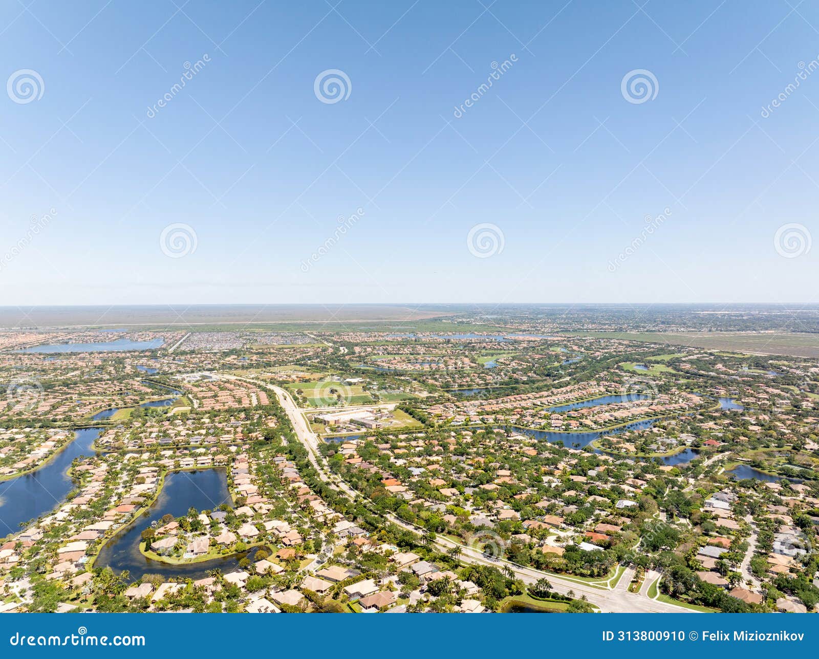 parkland florida aerial stock photo 2024