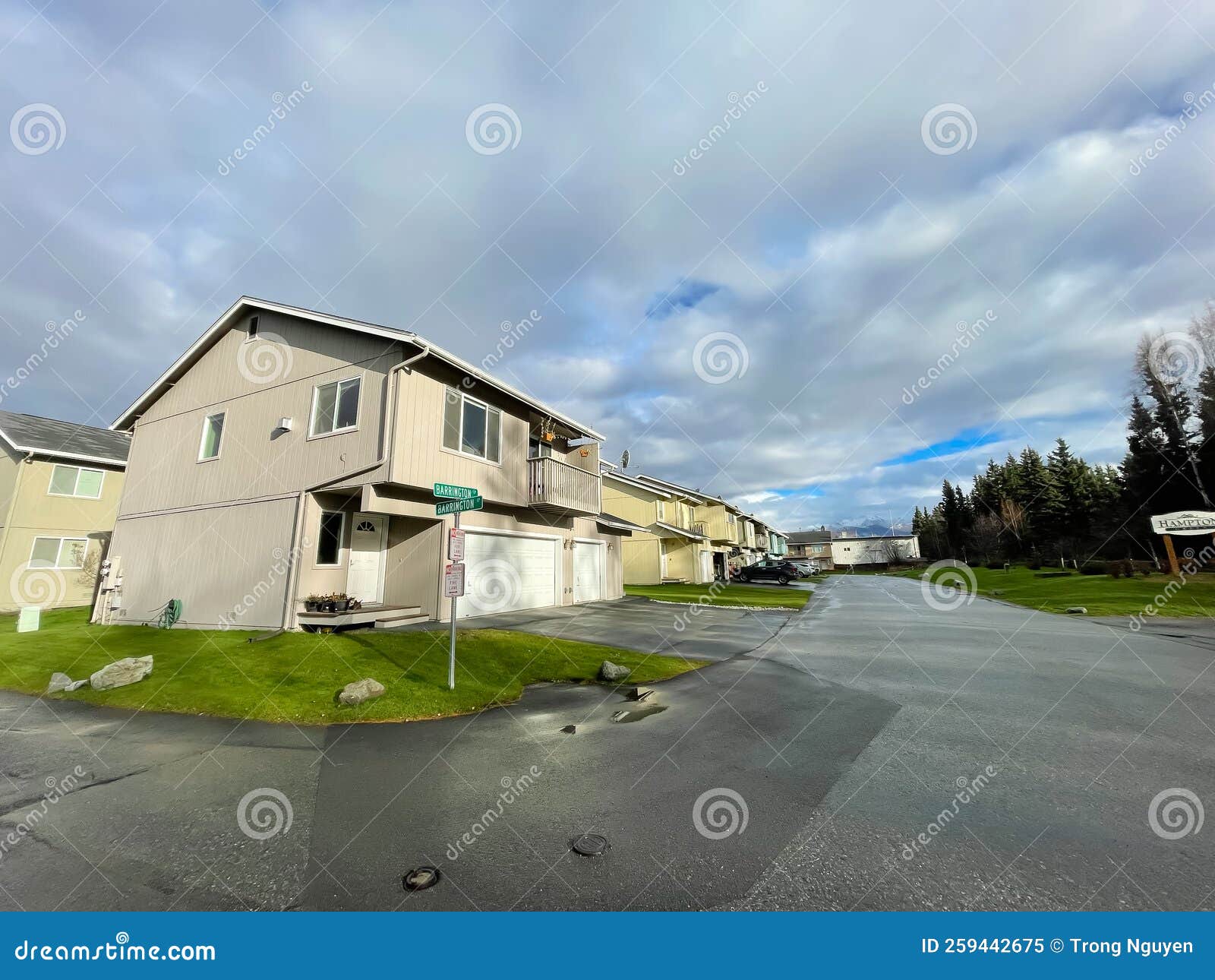 Parkside Two Story Duplex Houses that Has Two Units in the Same