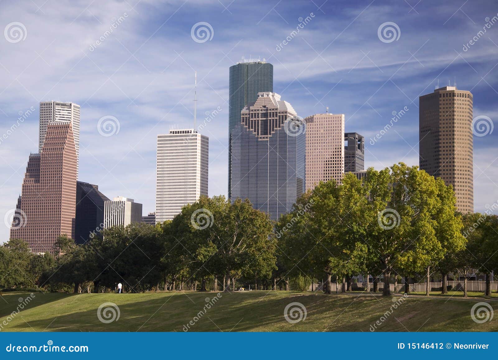 Parkway View of Houston stock photo. Image of buildings 15146412