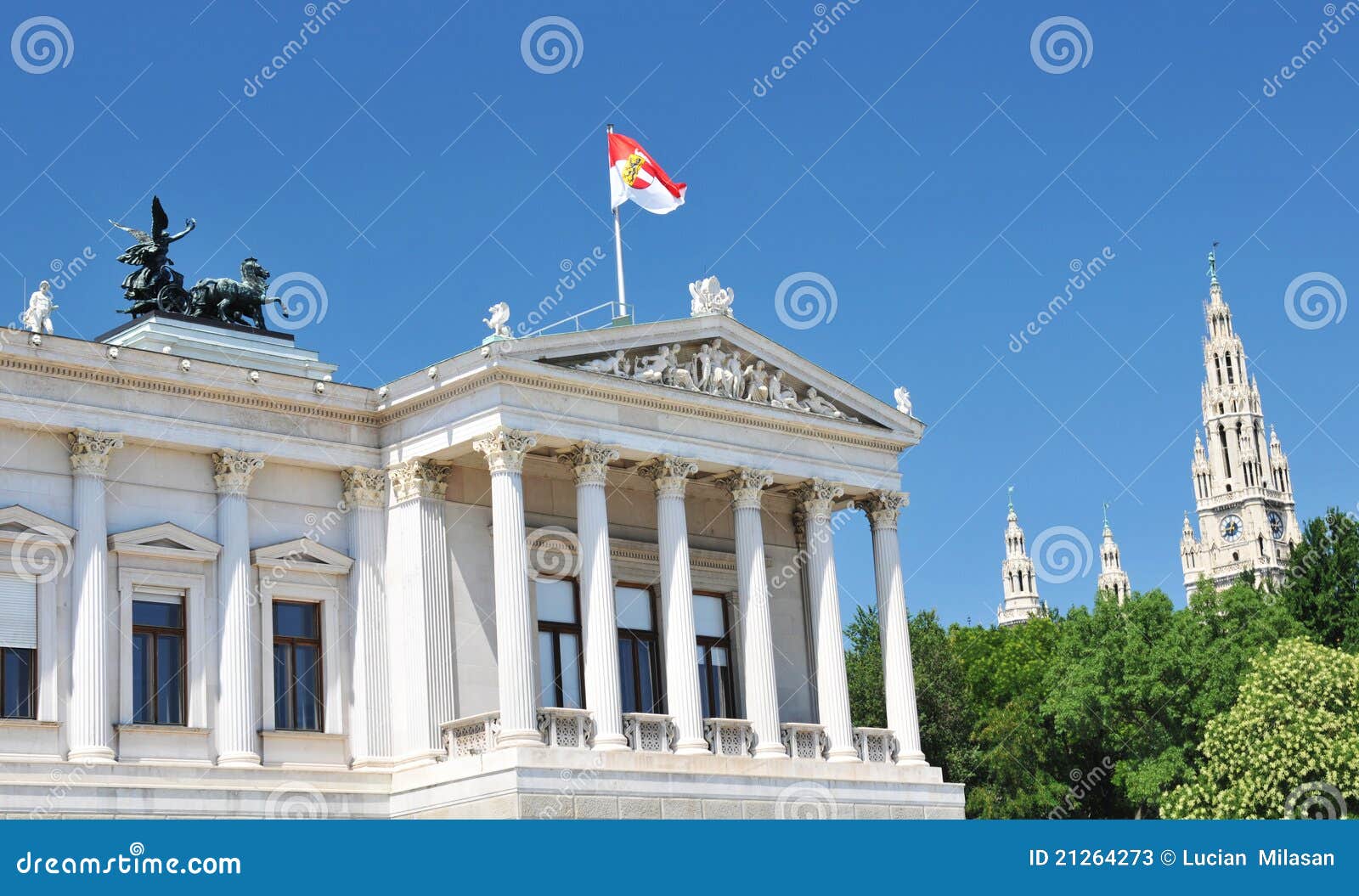 вена здание парламента