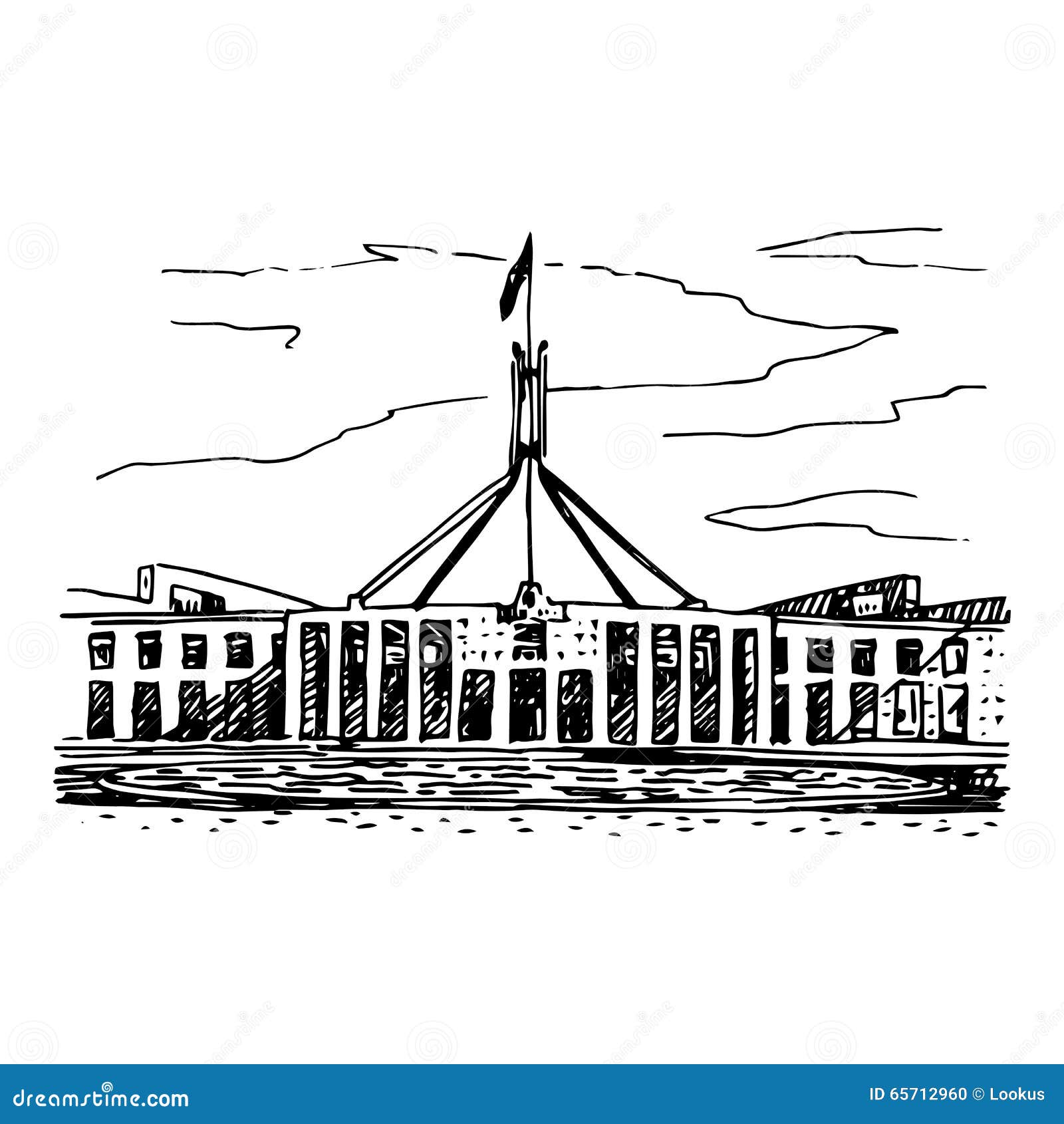 Parliament House In The Canberra, ACT, Australia. Stock