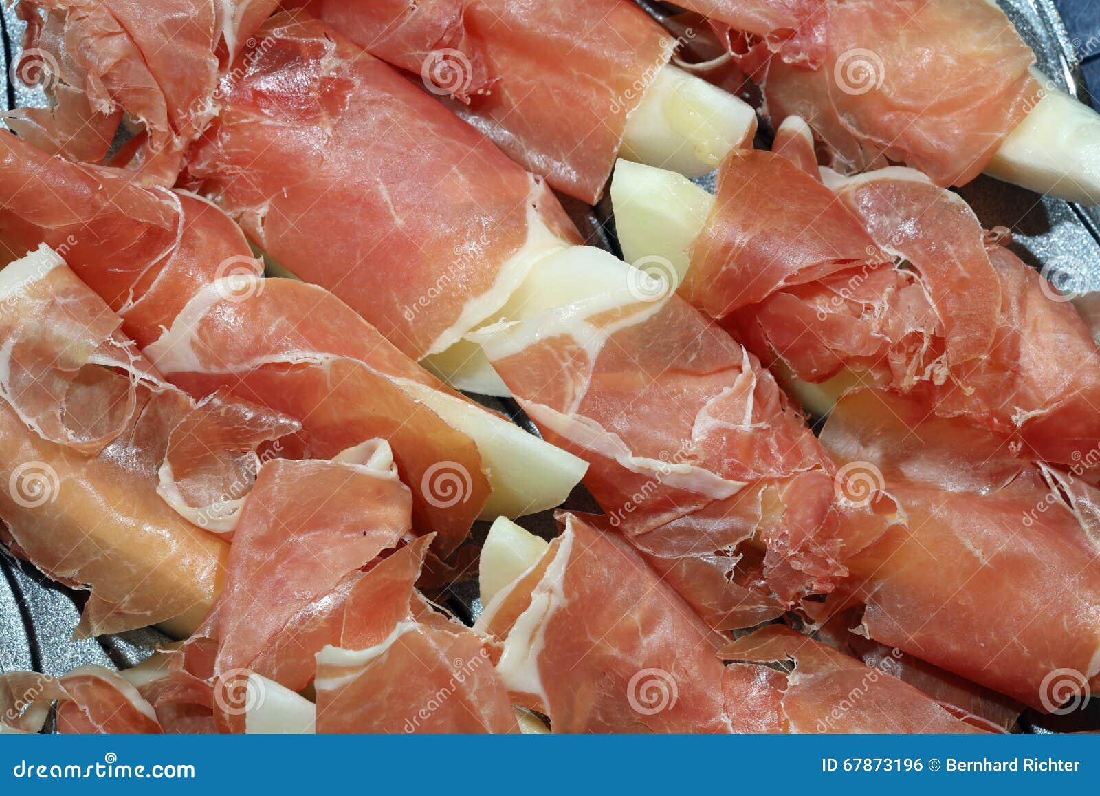 Parma Ham and Melon stock photo. Image of delicatessen 67873196