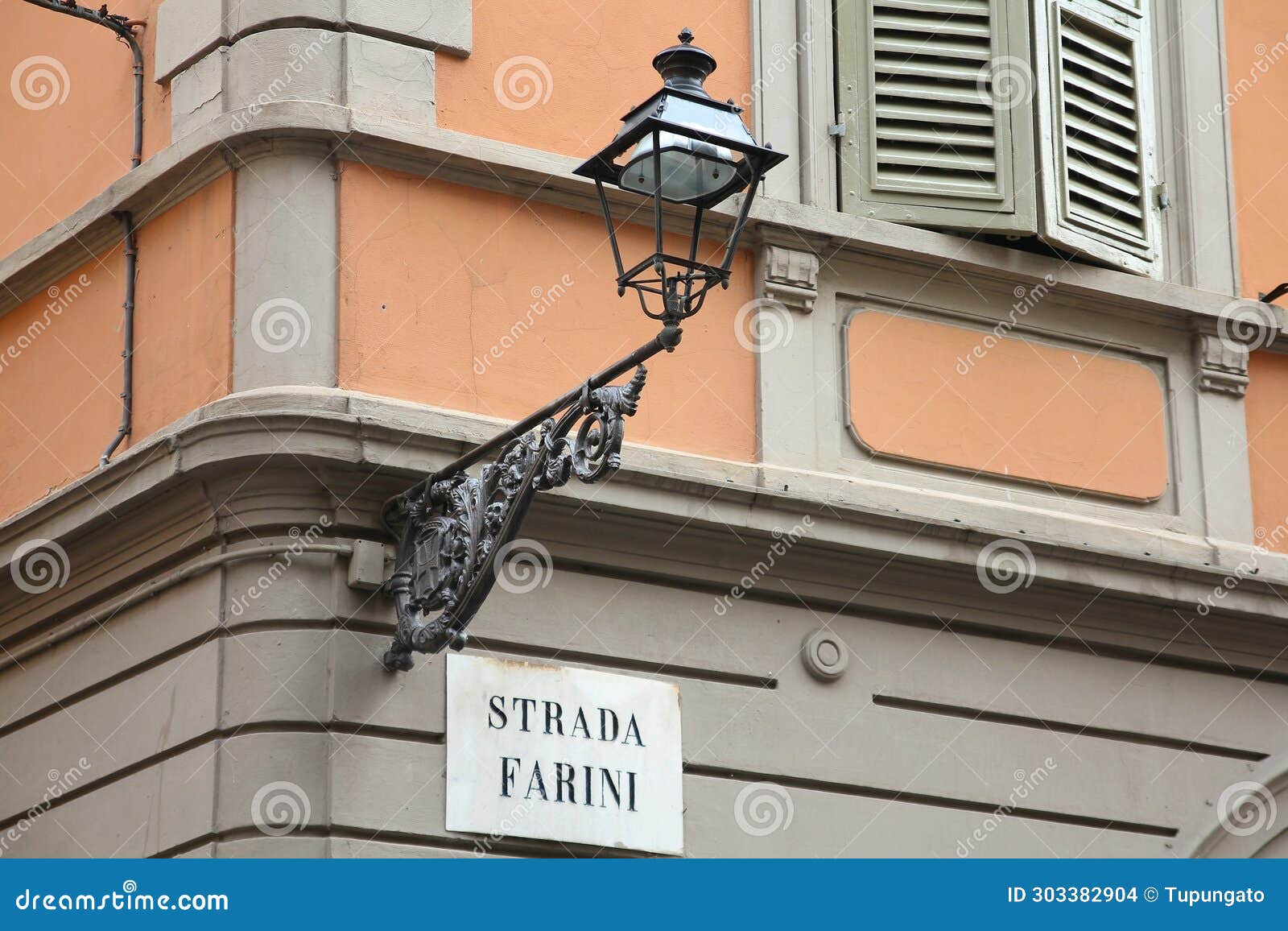 parma italian town - strada farini