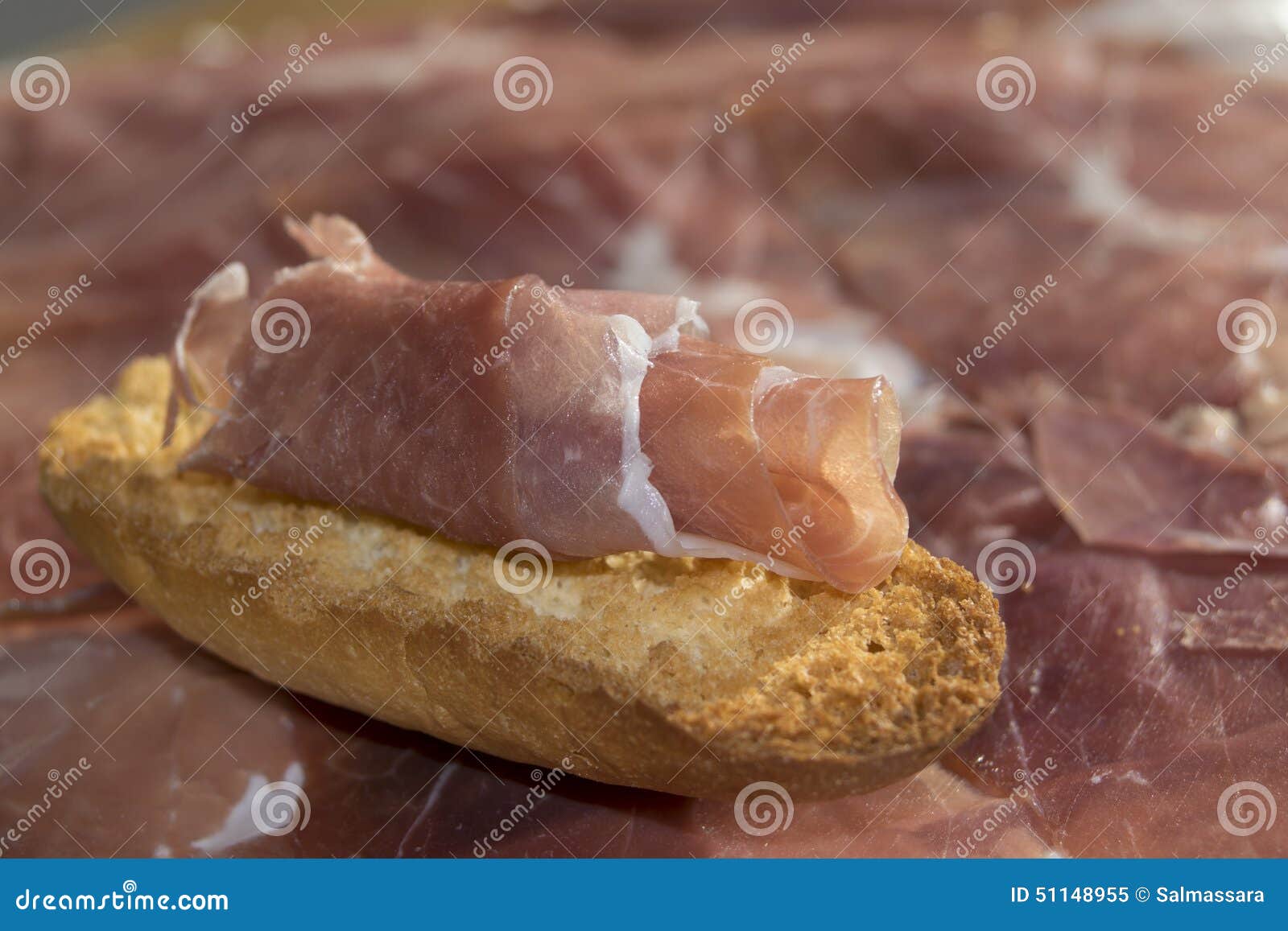 Parma raw ham stock image. Image of parma, serrano, cuts 51148955
