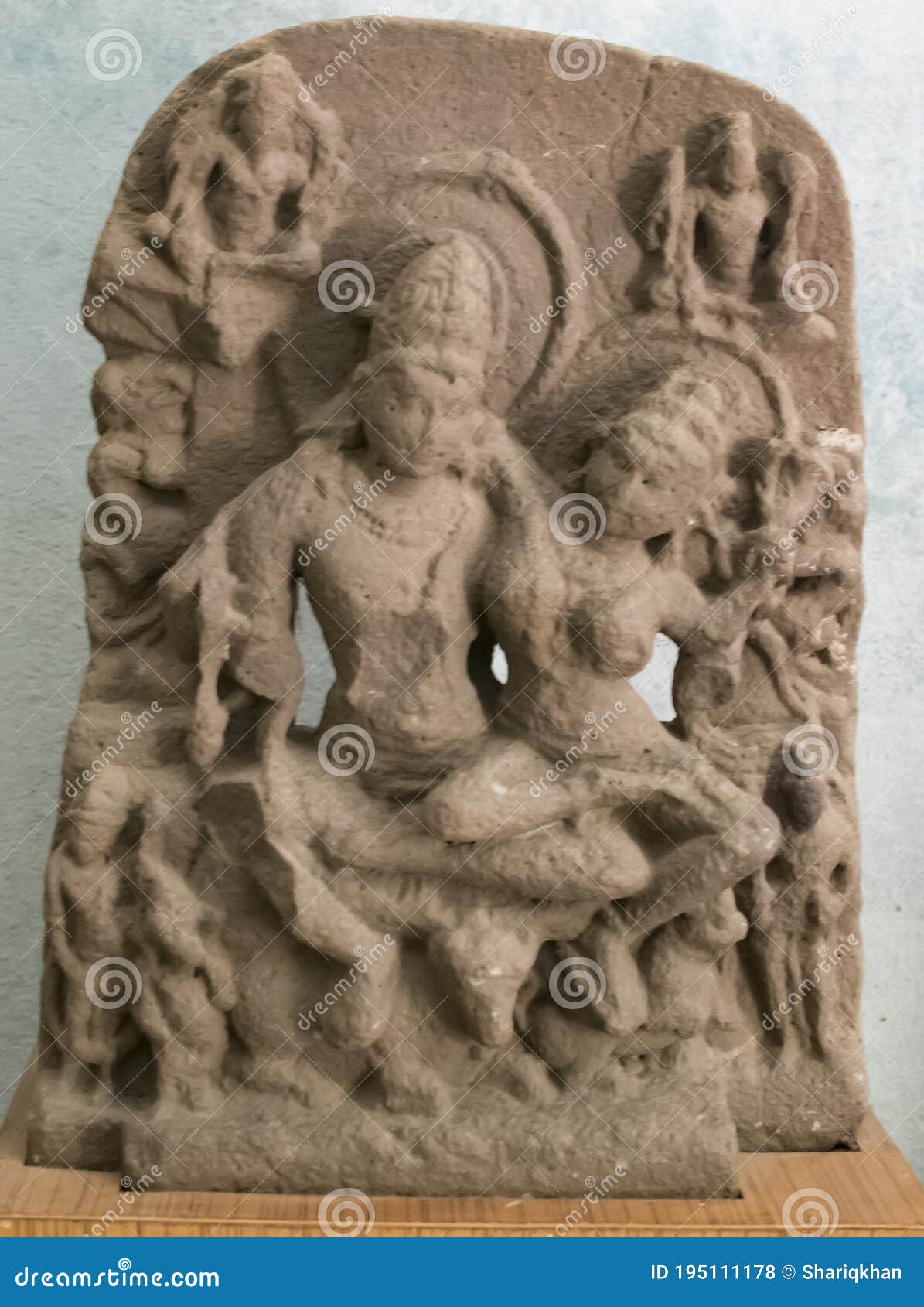 sandstone sculpture of lord shiva devi parvati uma maheshwar type central india madhya pradesh