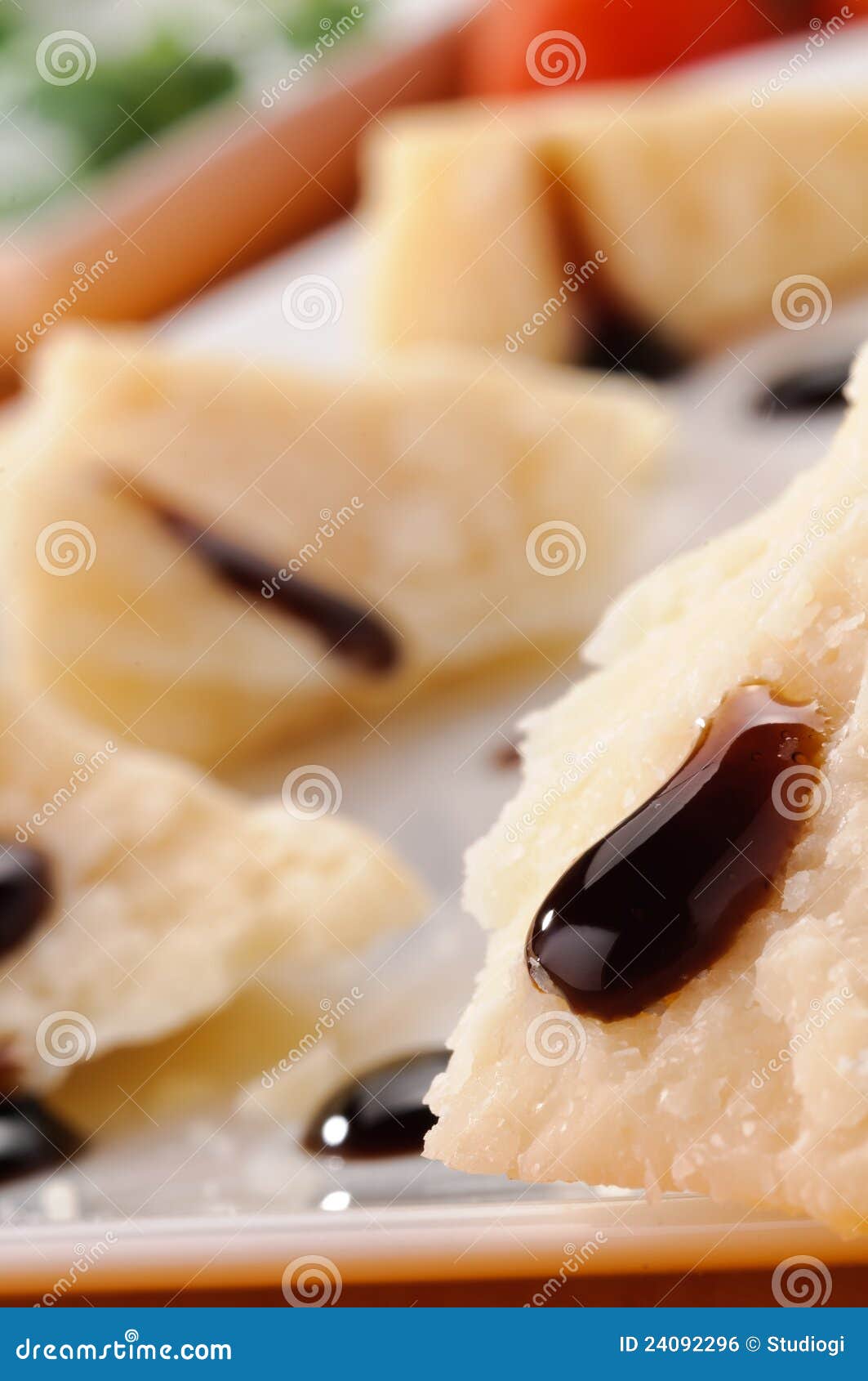 Parmesan Cheese with Balsamic Vinegar Stock Photo Image of leaf, products 24092296