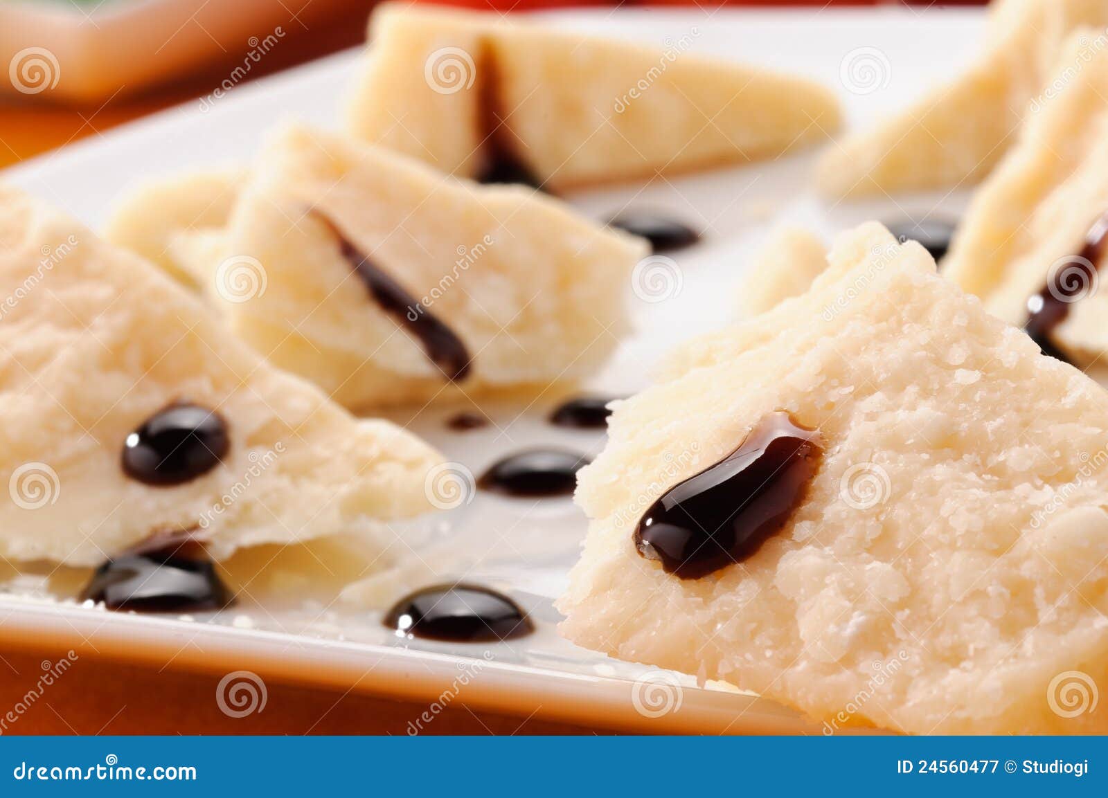 Parmesan Cheese with Balsamic Vinegar Stock Image Image of food, delicious 24560477