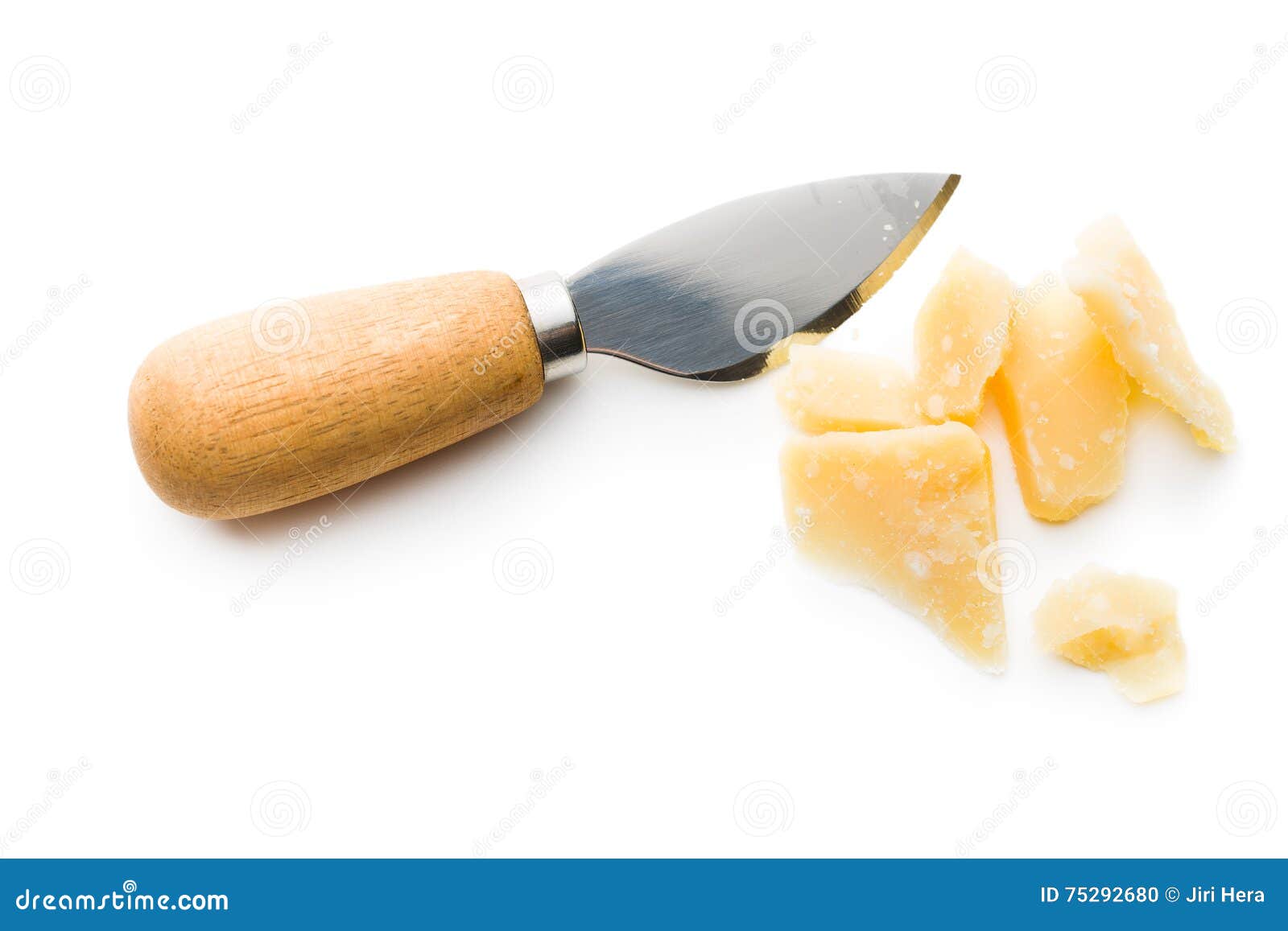 Parmesan cheese with knife stock photo. Image of italian 75292680