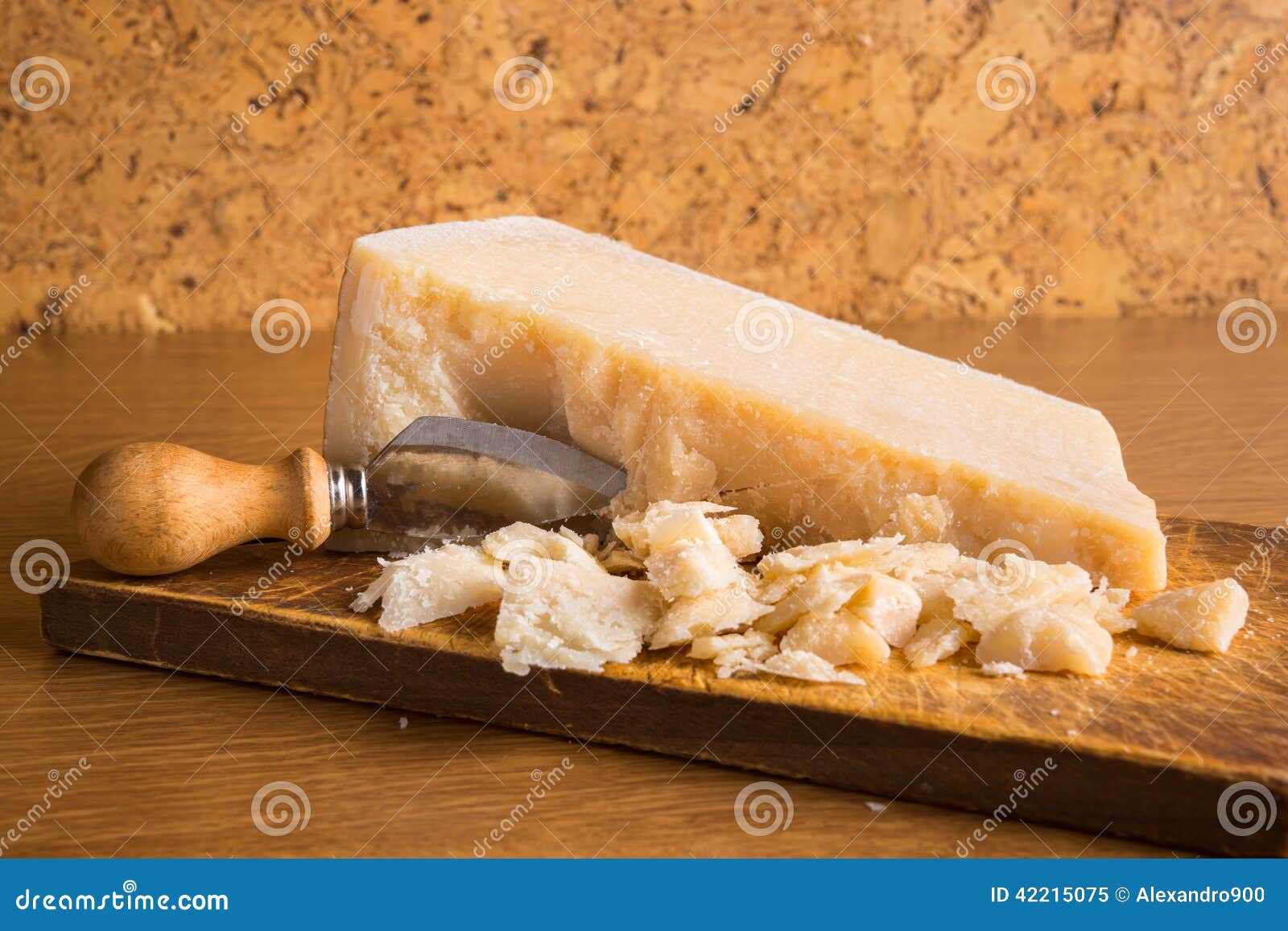 Parmesan cheese with knife stock image. Image of lombardy 42215075
