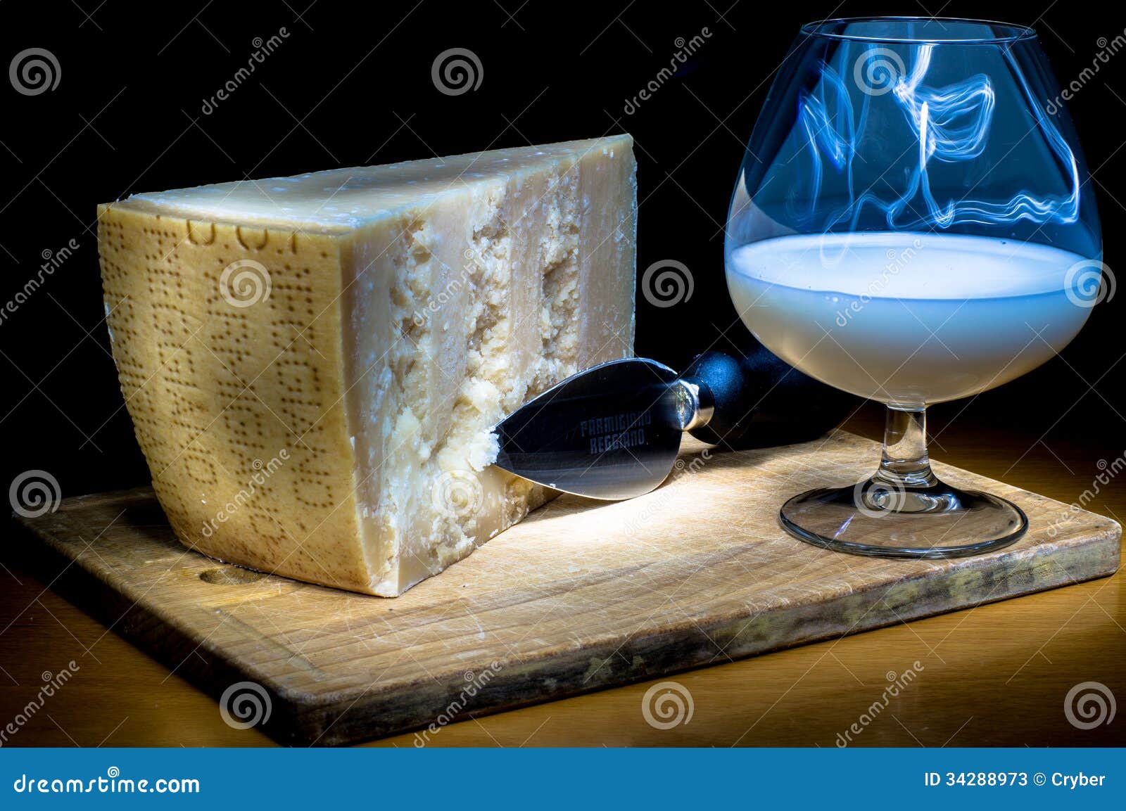 Parmesan cheese and milk stock image. Image of parmigiano 34288973