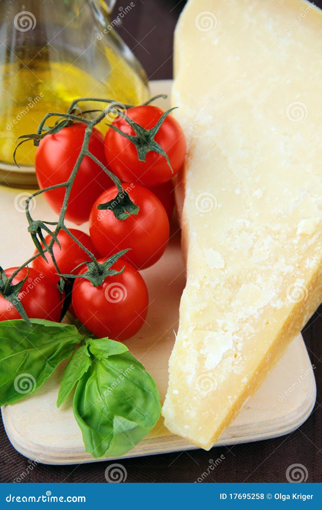 Parmesan Cheese Olive Oil Cherry Tomatoes Stock Photo Image of still