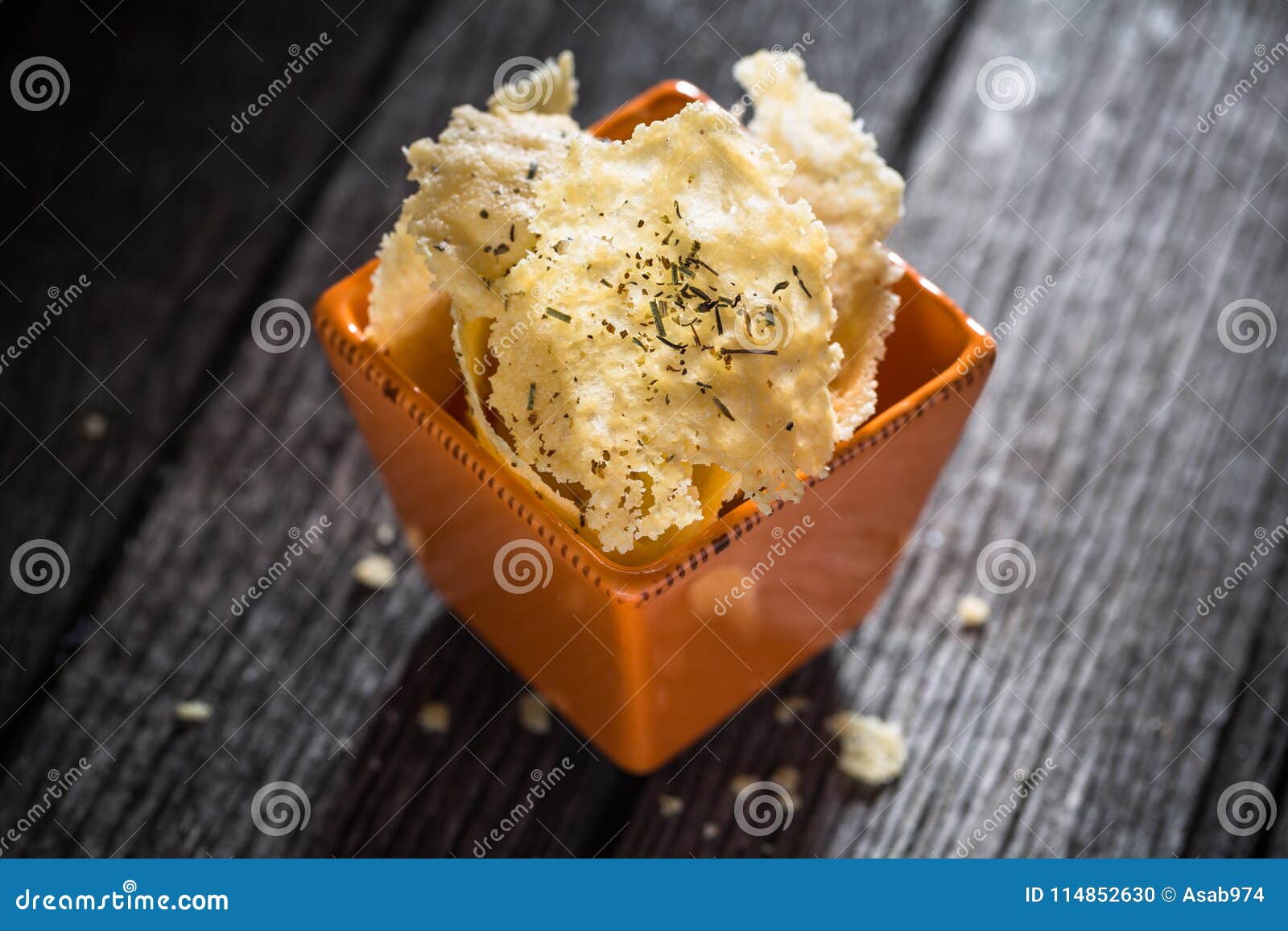 Parmesan Chips stock photo. Image of meal, dairy, chip 114852630