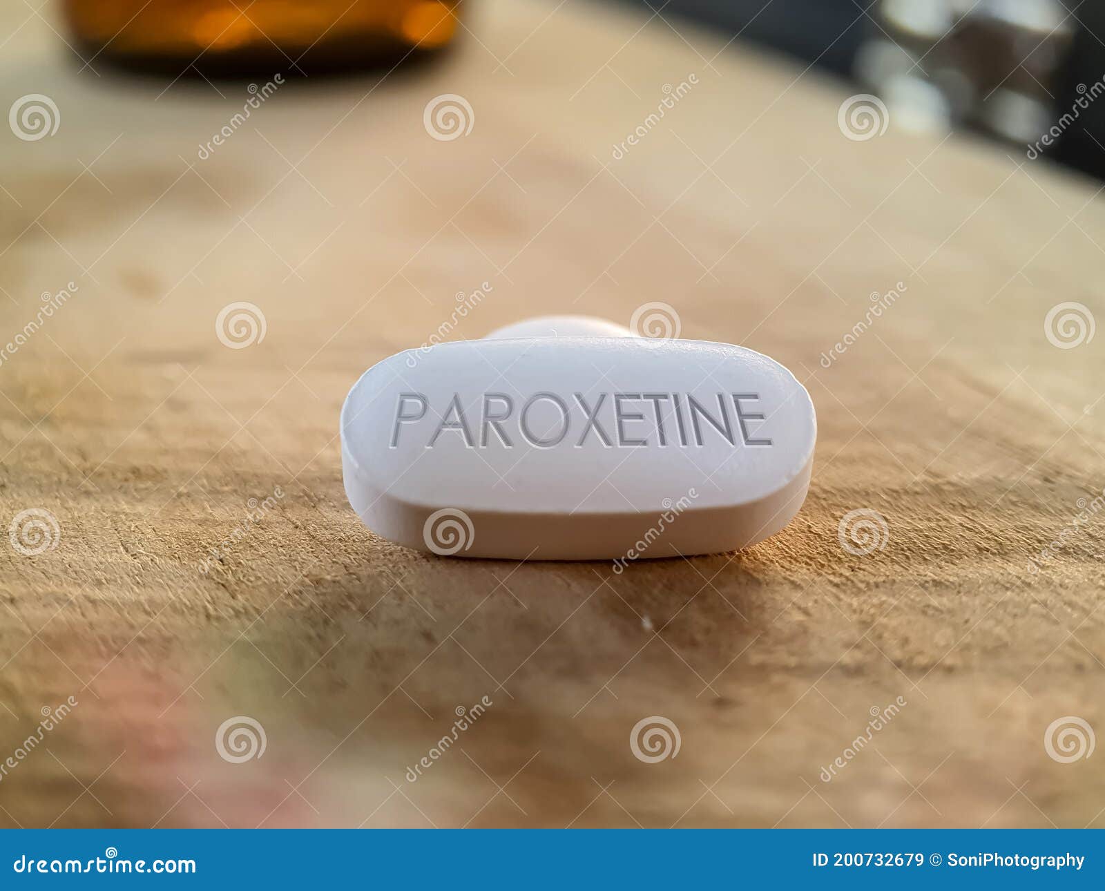 paroxetine antidepressant drug medication pill