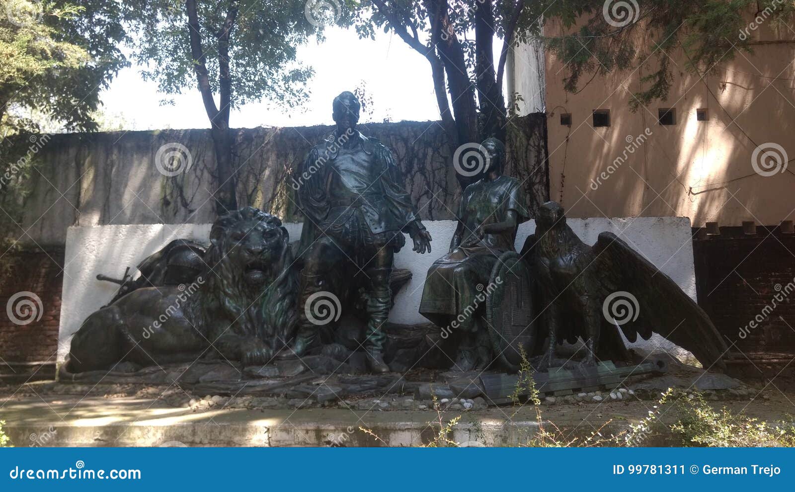 Parque de Xicotencatl imagen de archivo. Imagen de cubo 99781311