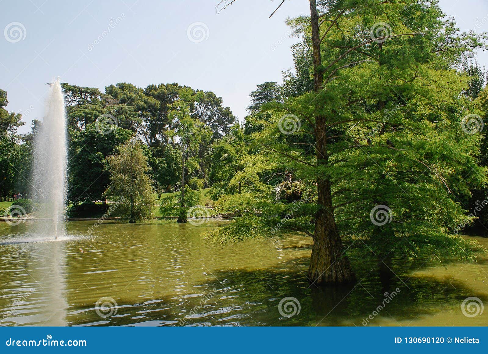 parque del retiro and la cascada