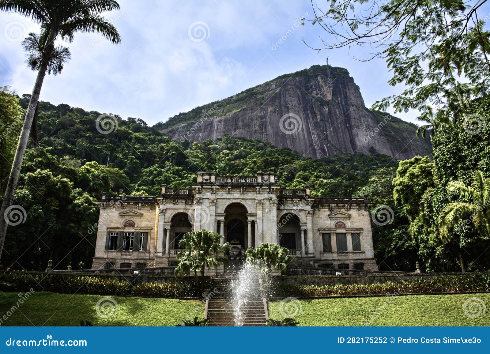 summer in parque lage - rio de janeiro, brazil