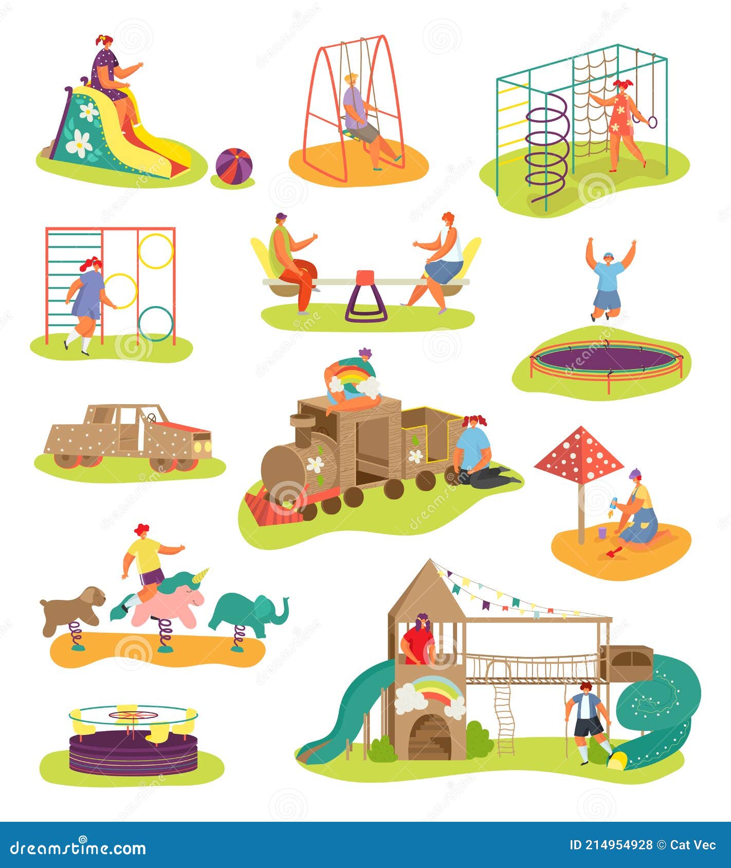 Parque Infantil Con Elementos Niños Colección Vector Ilustración. Entretenimiento Al Aire Libre Para Niños. Niña Ilustración del Vector - Ilustración de muchacha, paseo: 214954928 Parque Infantil Con Elementos Niños Colección Vector Ilustración. Entretenimiento Al Aire Libre Para Niños. Niña Ilustración del Vector - Ilustración de muchacha, paseo: 214954928