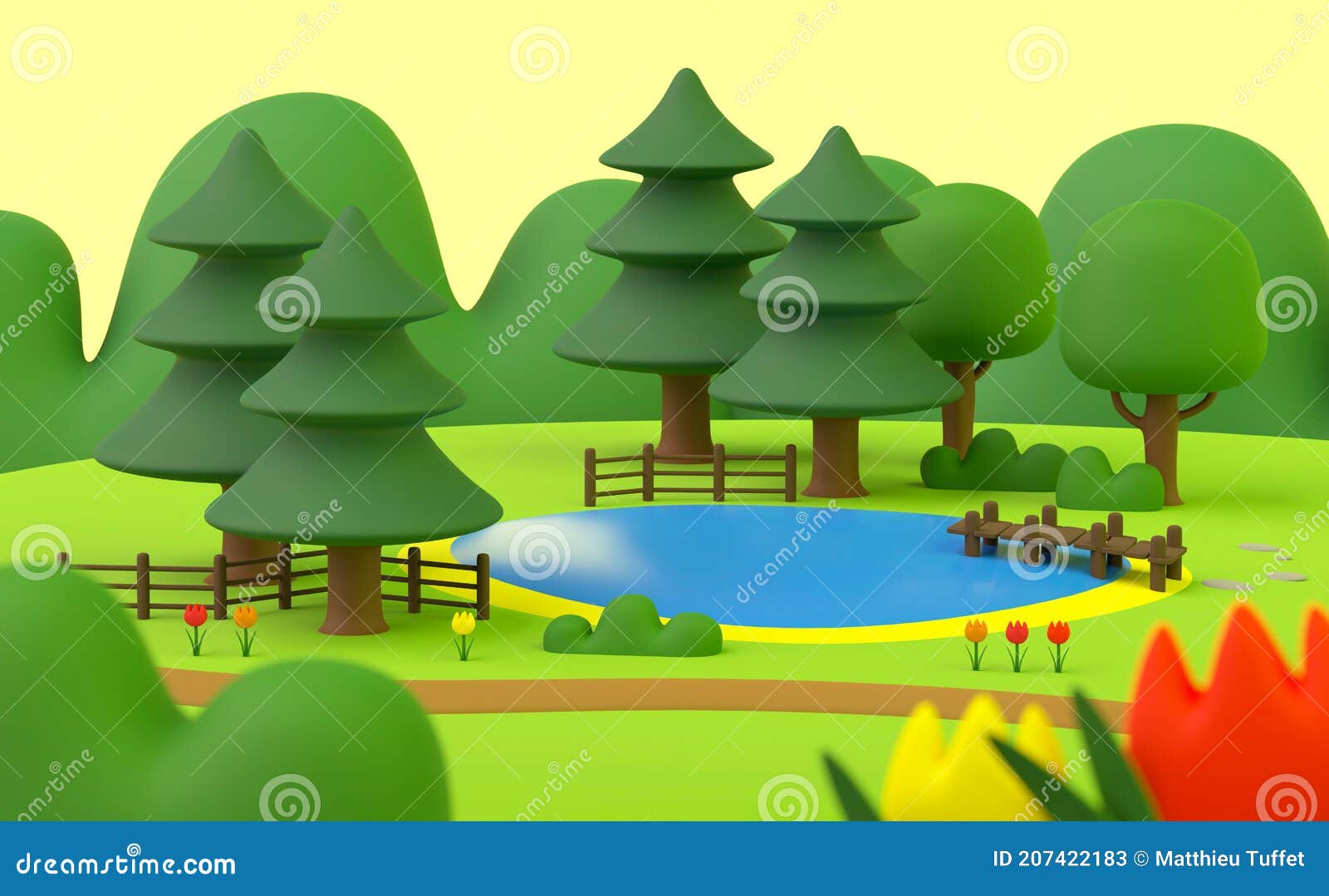 Parque Paisajístico De Dibujos Animados Con Un Lago Y árboles Y Flores 3dcg Stock de ilustración - Ilustración de bosque, paisaje: 207422183 Parque Paisajístico De Dibujos Animados Con Un Lago Y árboles Y Flores 3dcg Stock de ilustración - Ilustración de bosque, paisaje: 207422183