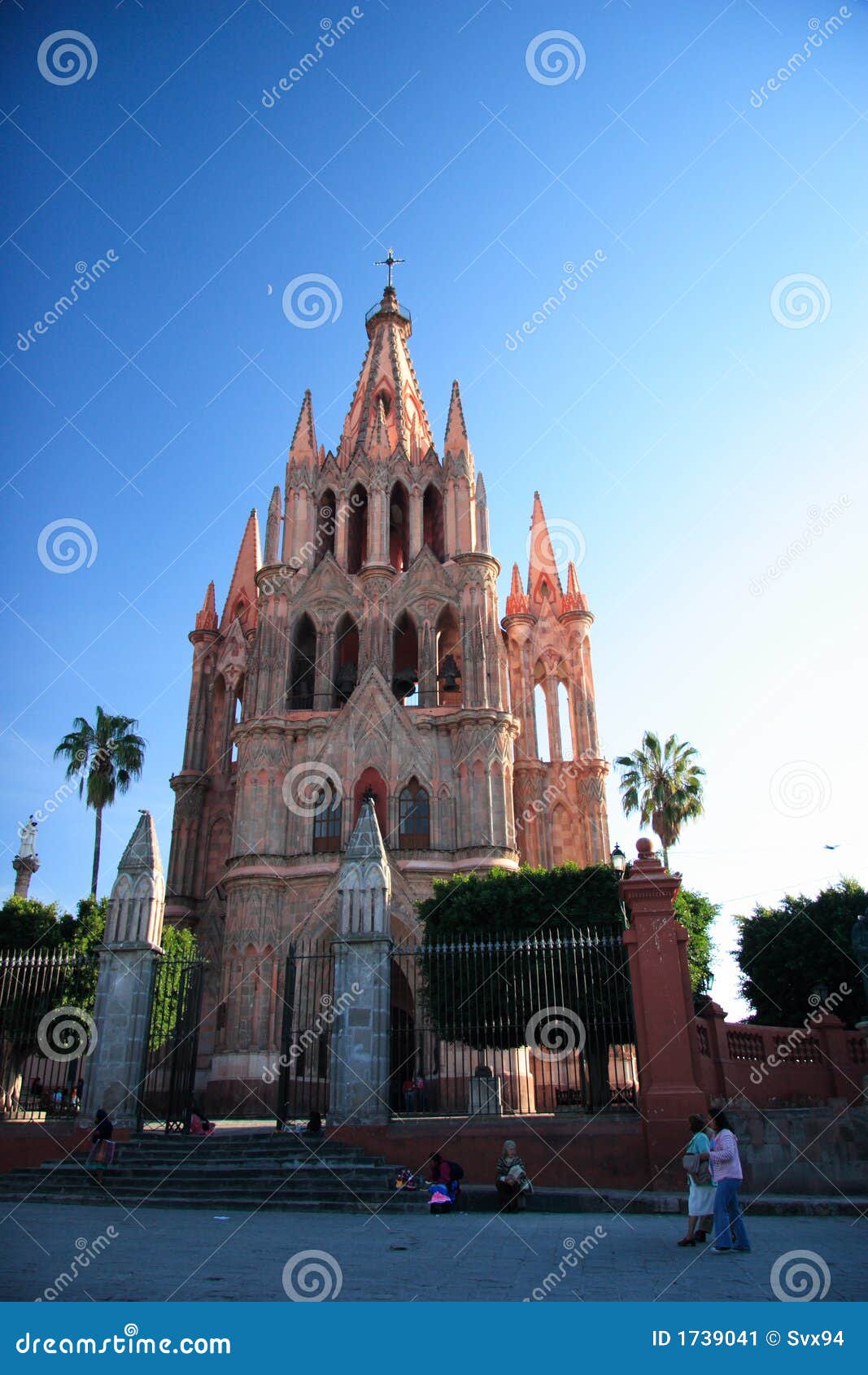 the parroquia church of san miguel de allende, guanajuato, mexico