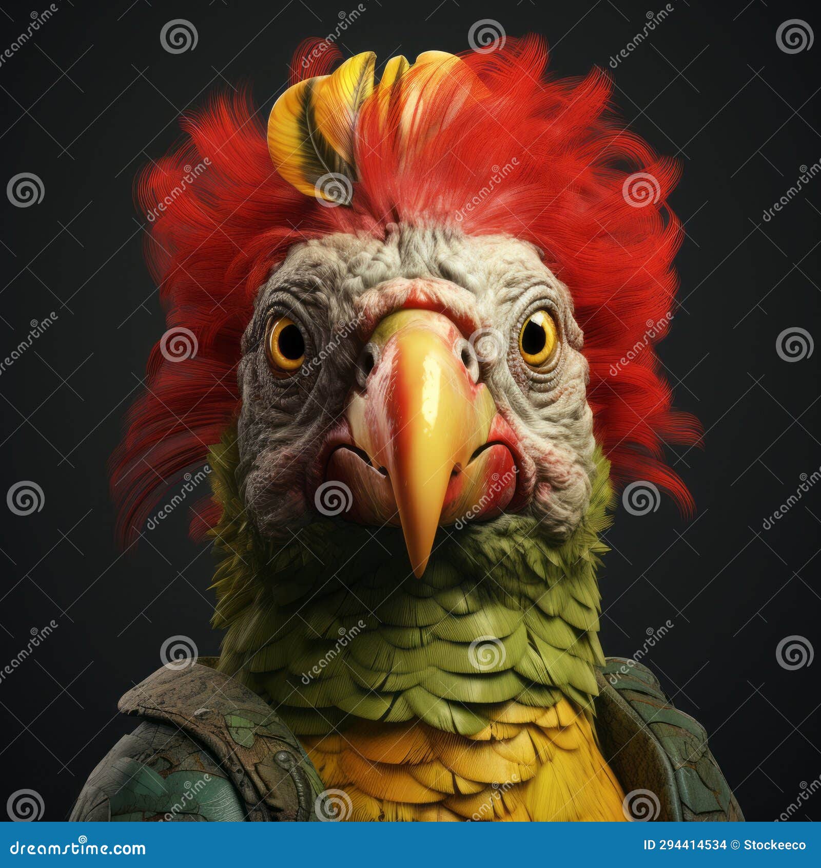 parrot's fish adventure: a 3d video game with expressive facial animation