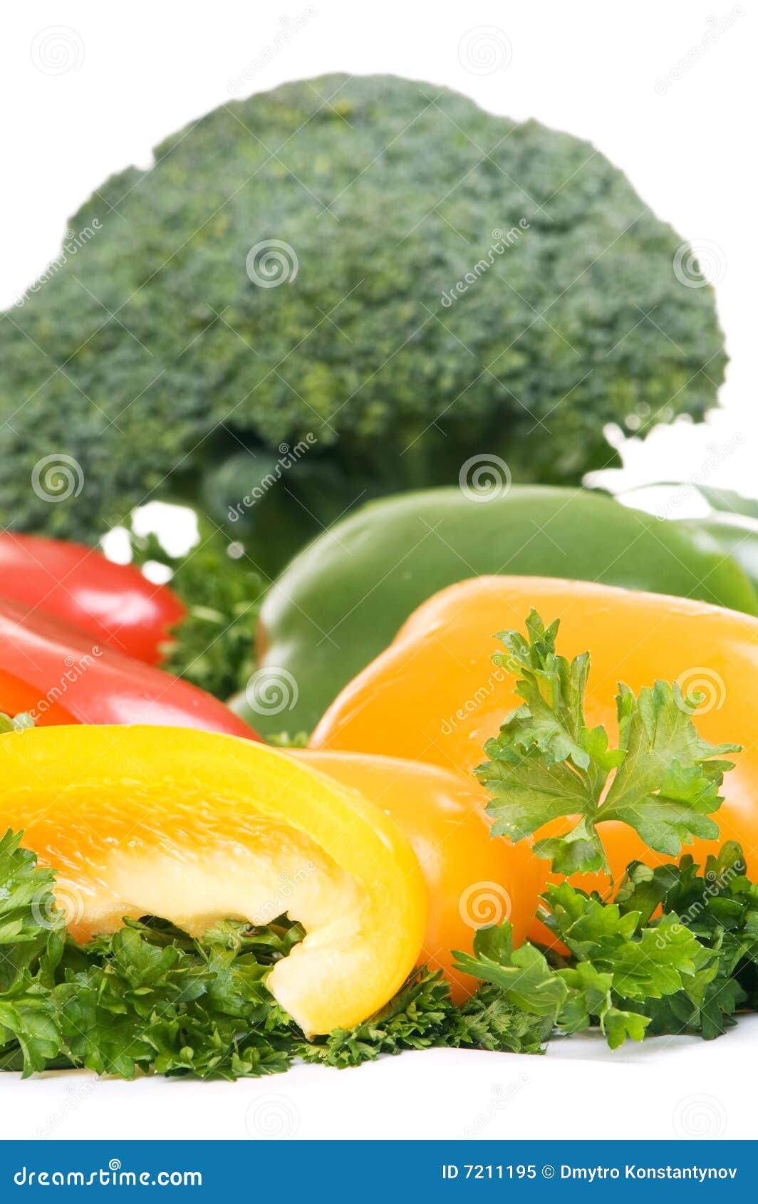 Parsley and Fresh Vegetables Stock Image Image of paprika, bell 7211195