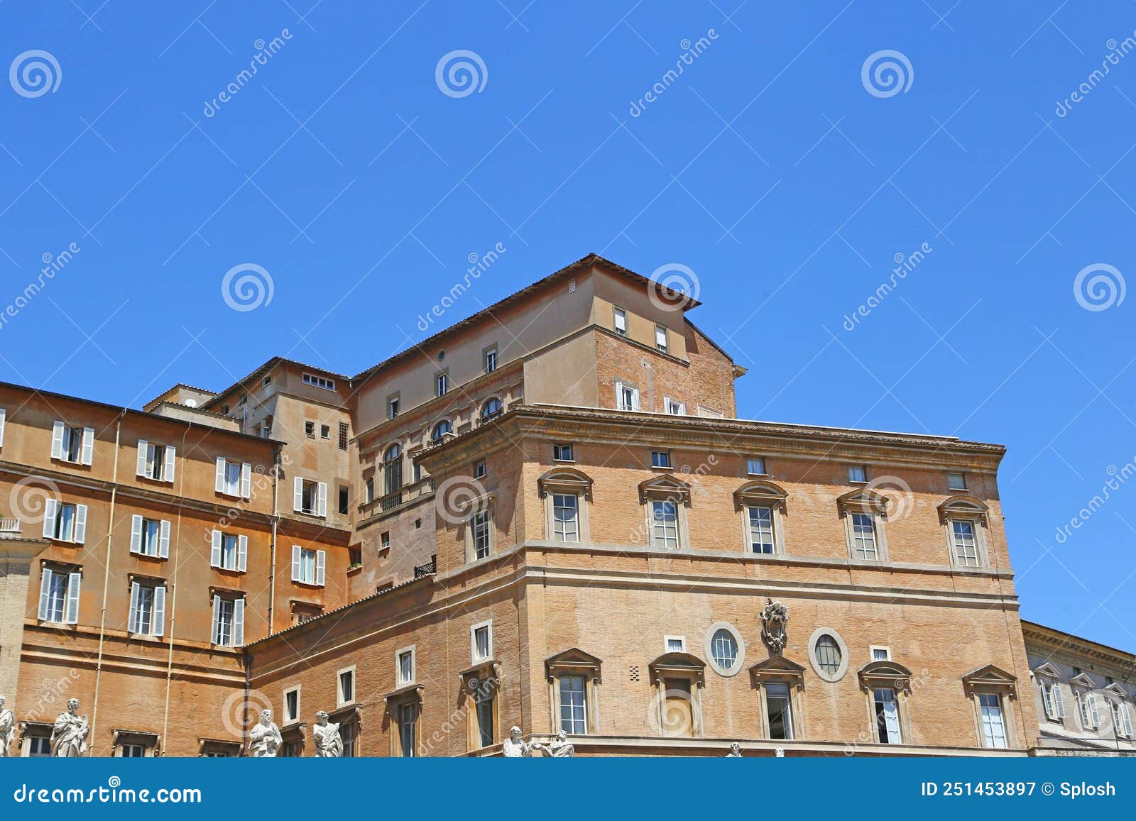 Part of the Apostolic Palace in Vatican City, Rome Italy Editorial ...