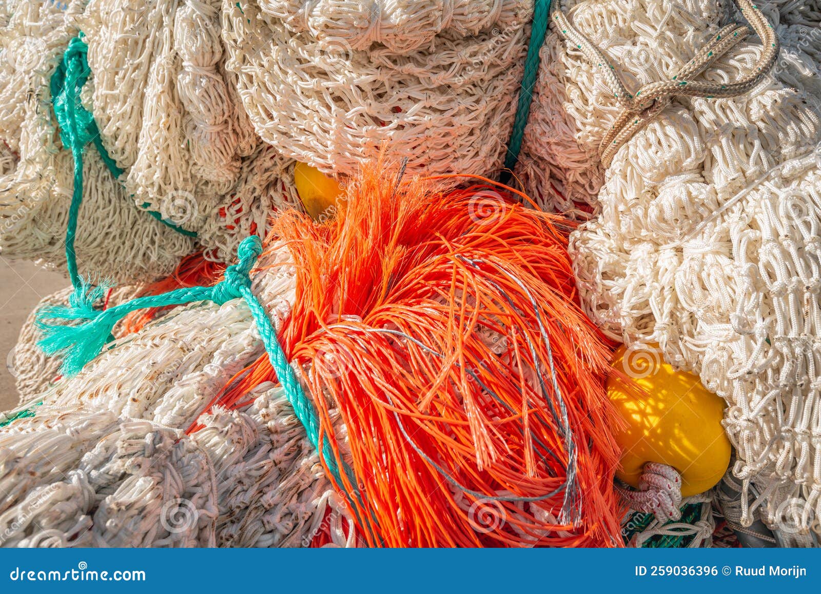 Part of a Big Fishing Net from Close Stock Photo - Image of details, line:  259036396