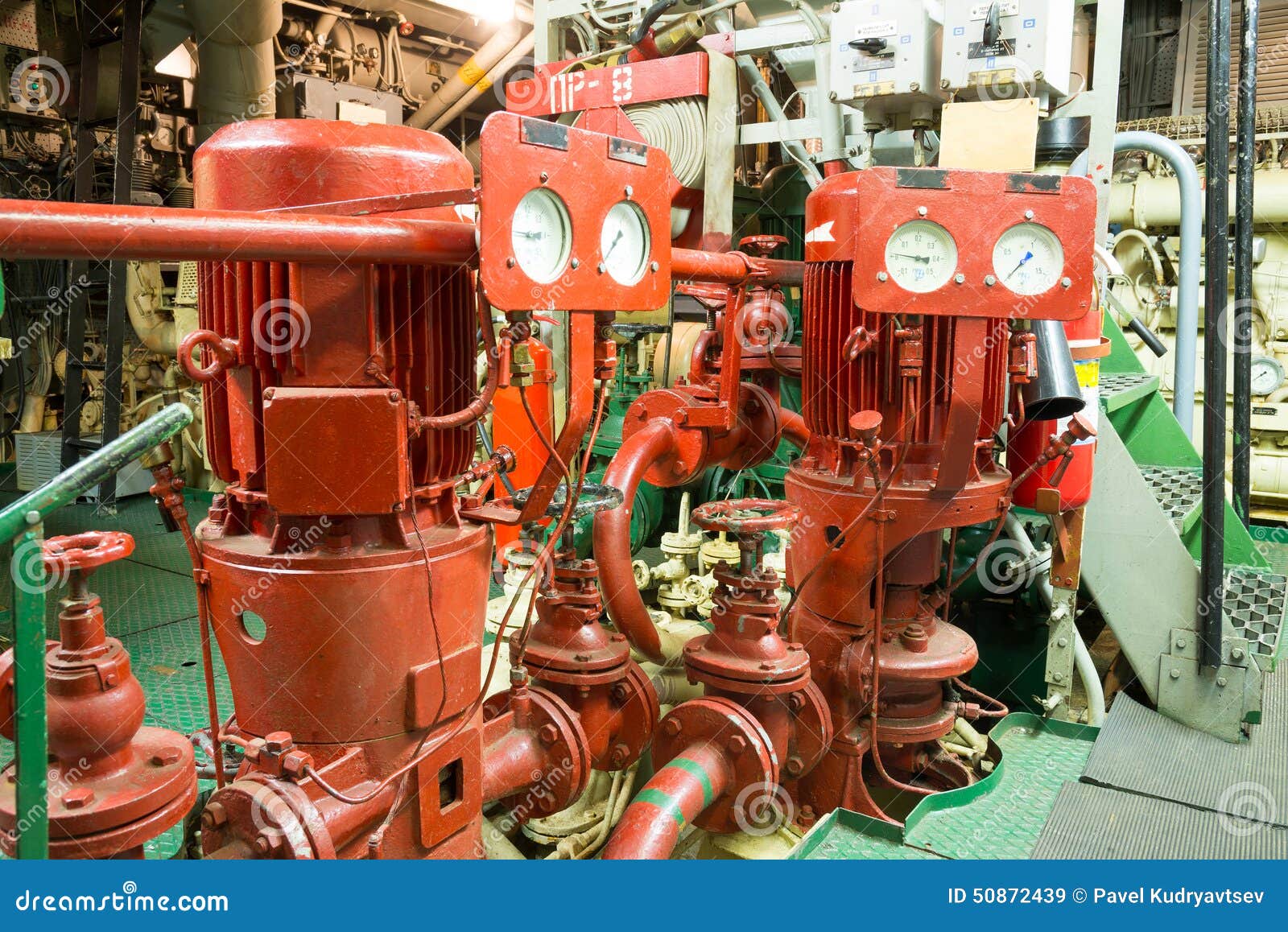 Part Of Fire Sprinkler System Stock Photo Image 50872439