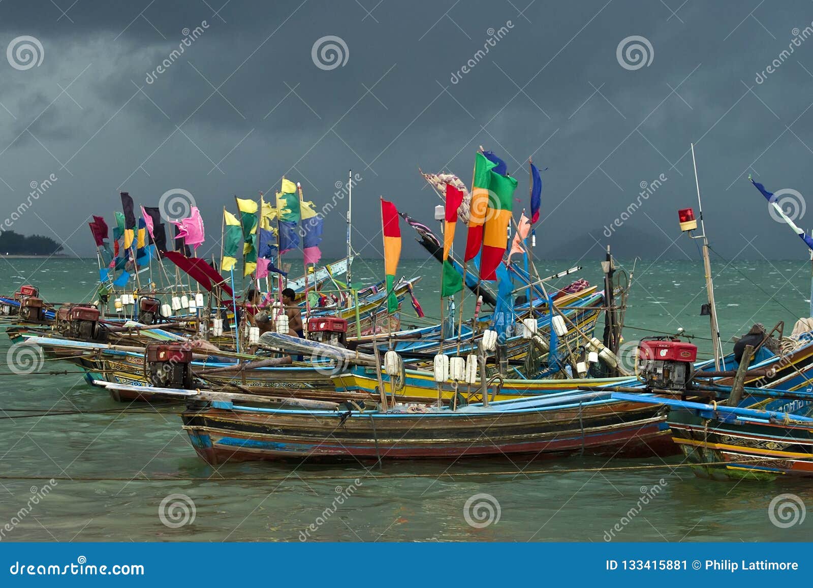 Muslim Fisherman Fishing Nets Andaman Sea The Coast Muslim Fisherman Fishing Nets Andaman Sea The Coast