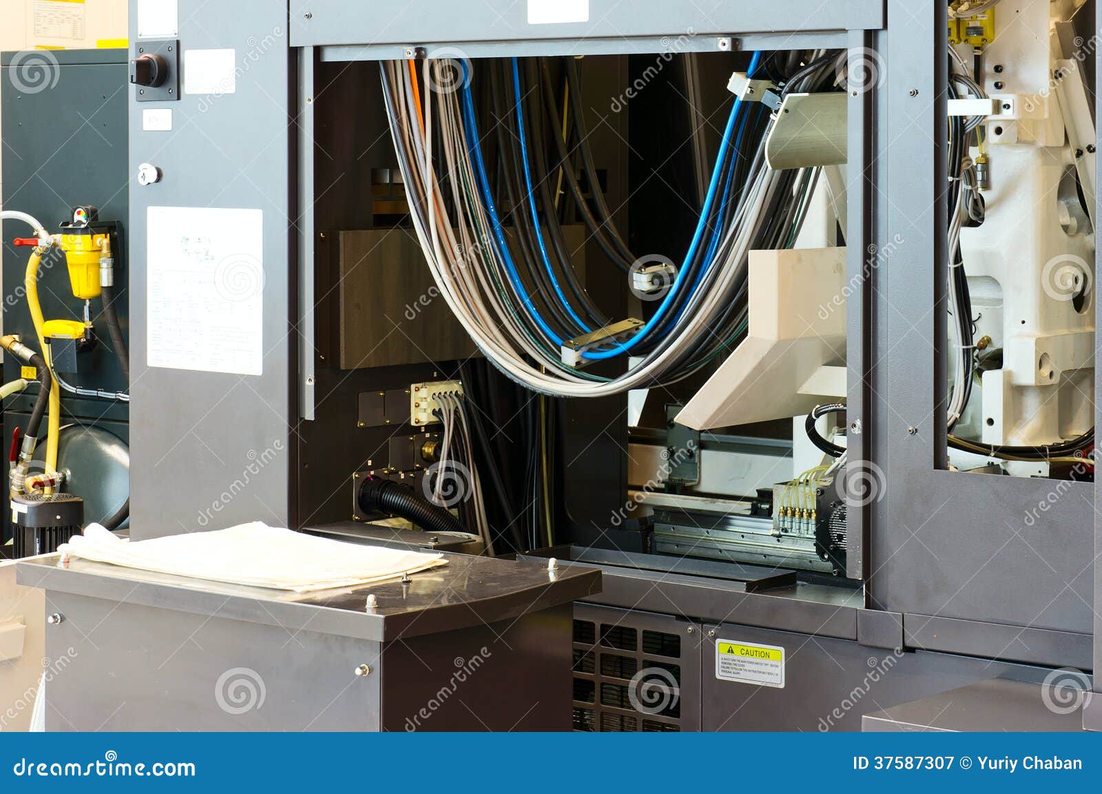 Part of Industrial Equipment Stock Image Image of cable, manufacture